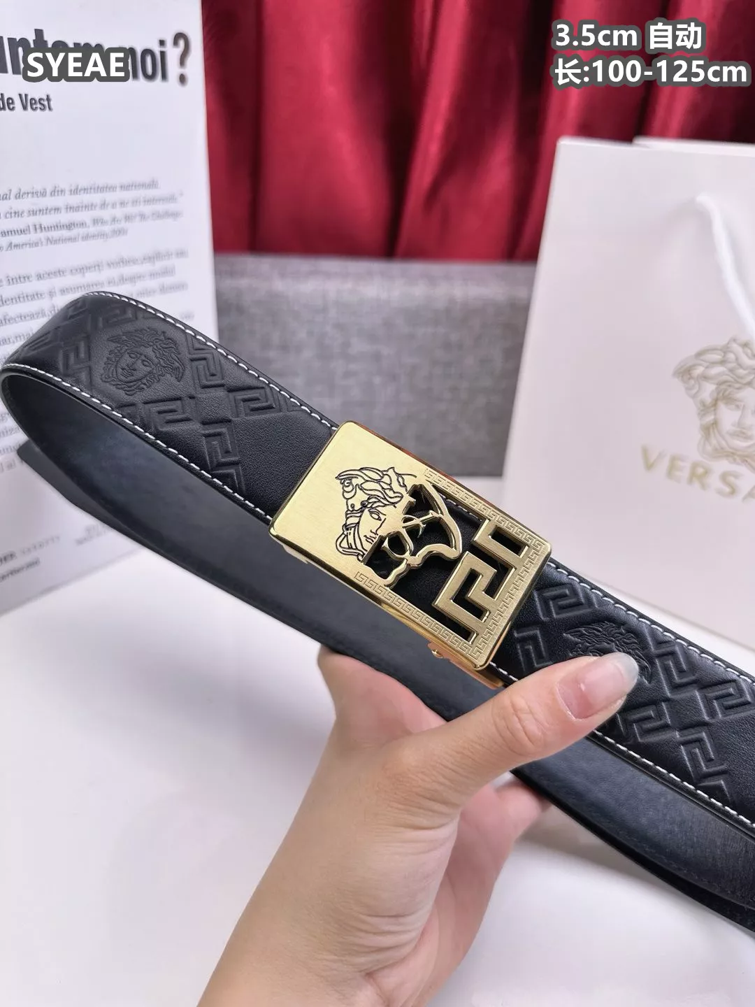 GoodFit 4356 Versace AAA Quality Belts For Men