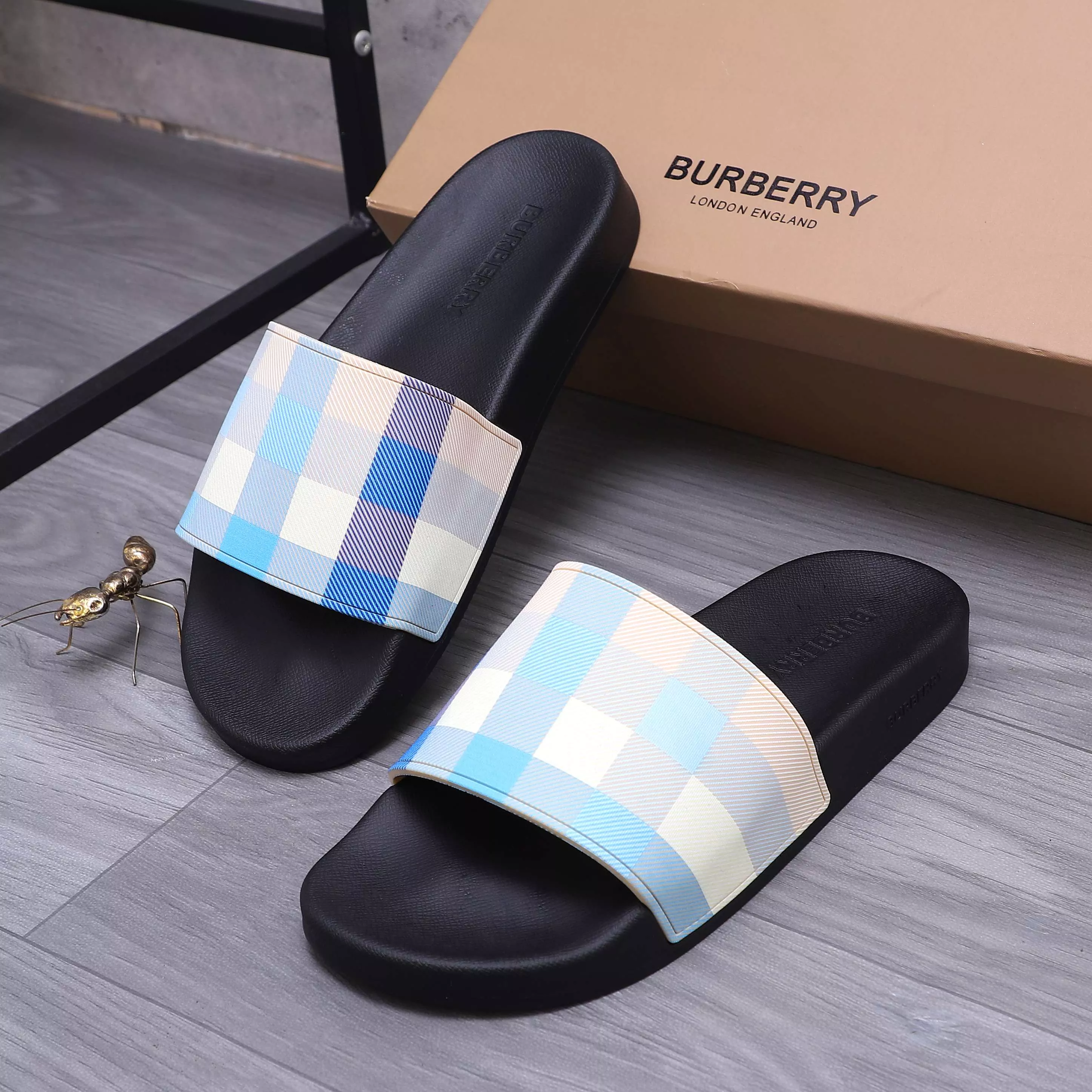 GoodFit 4951 Burberry Slippers For Men