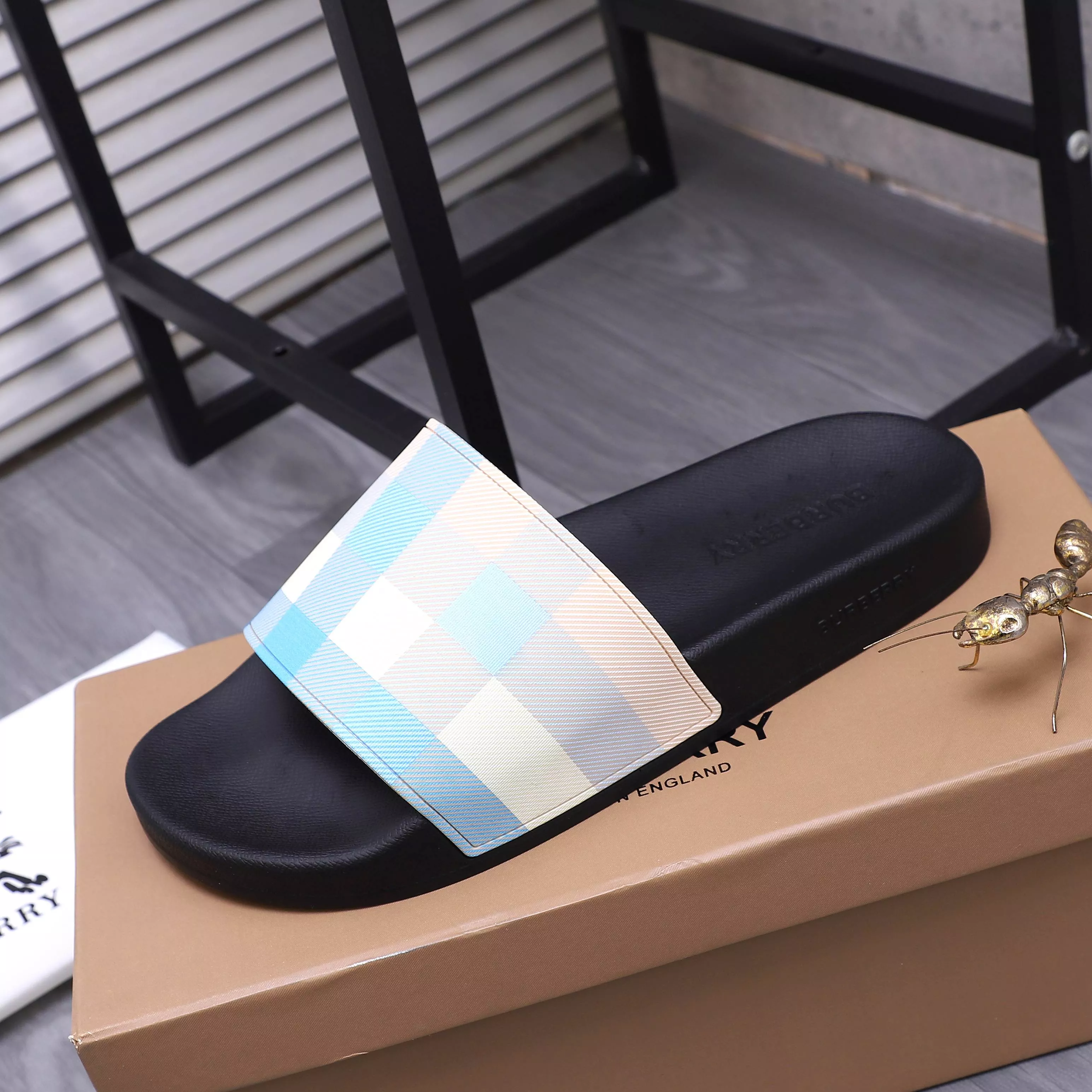 GoodFit 4951 Burberry Slippers For Men