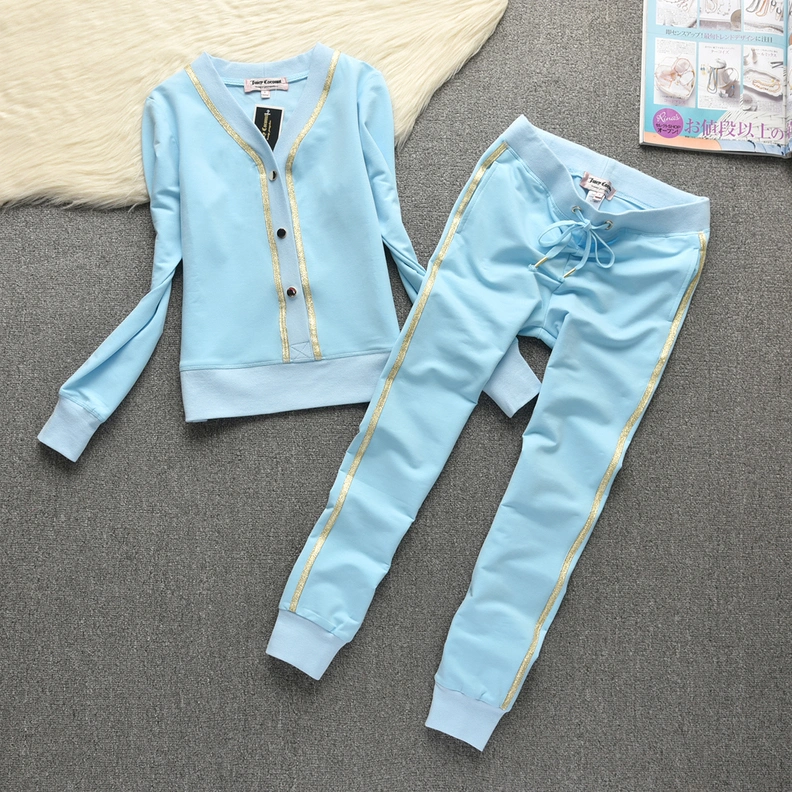 GoodFit 5068 Juicy Couture Tracksuits Long Sleeved For Women
