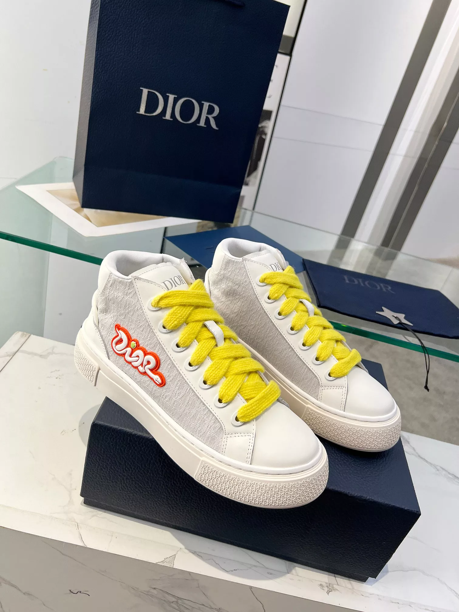 GoodFit 5329 Christian Dior High Top Shoes For Men