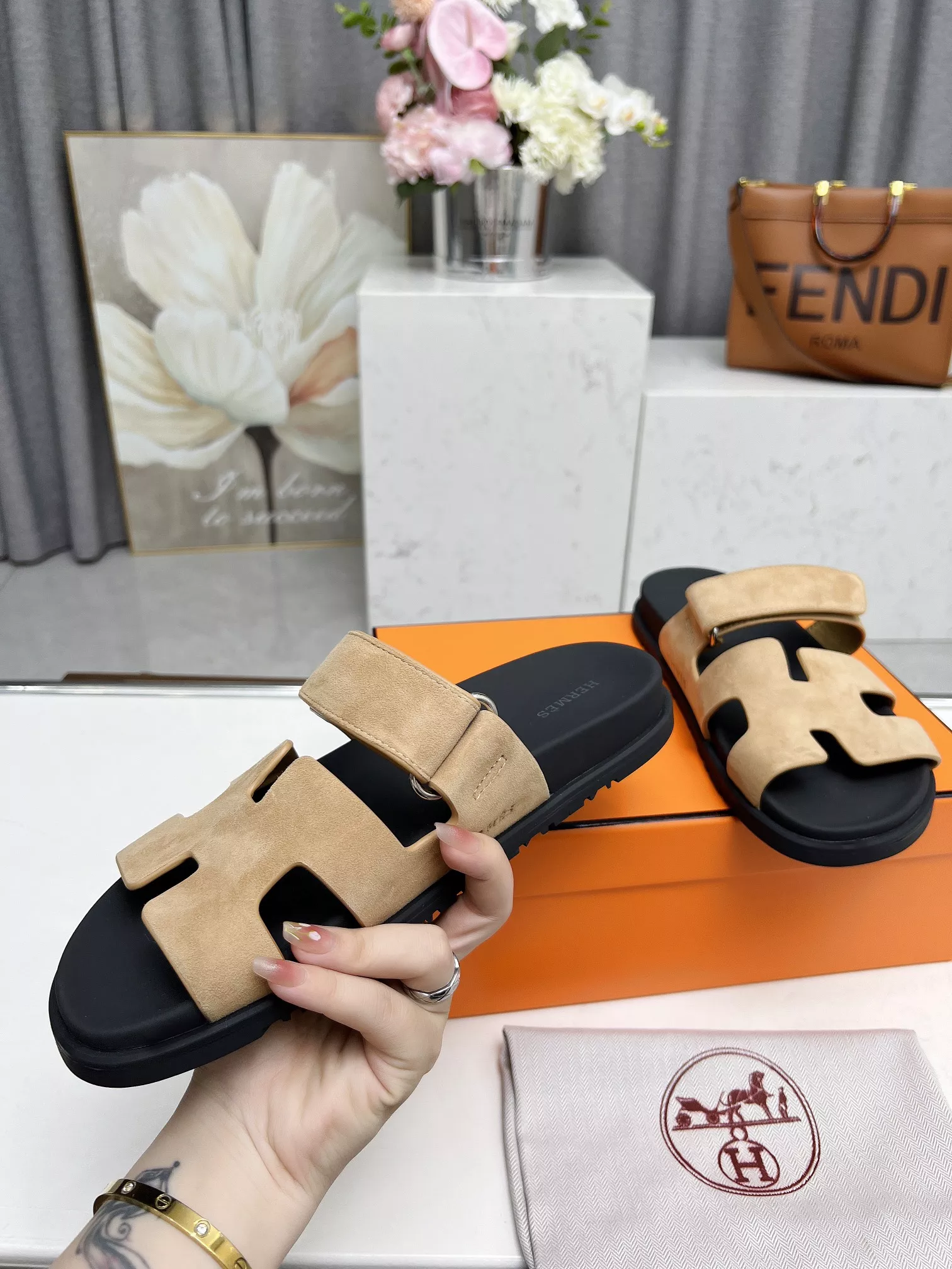 GoodFit 6126 Hermes Slippers For Men