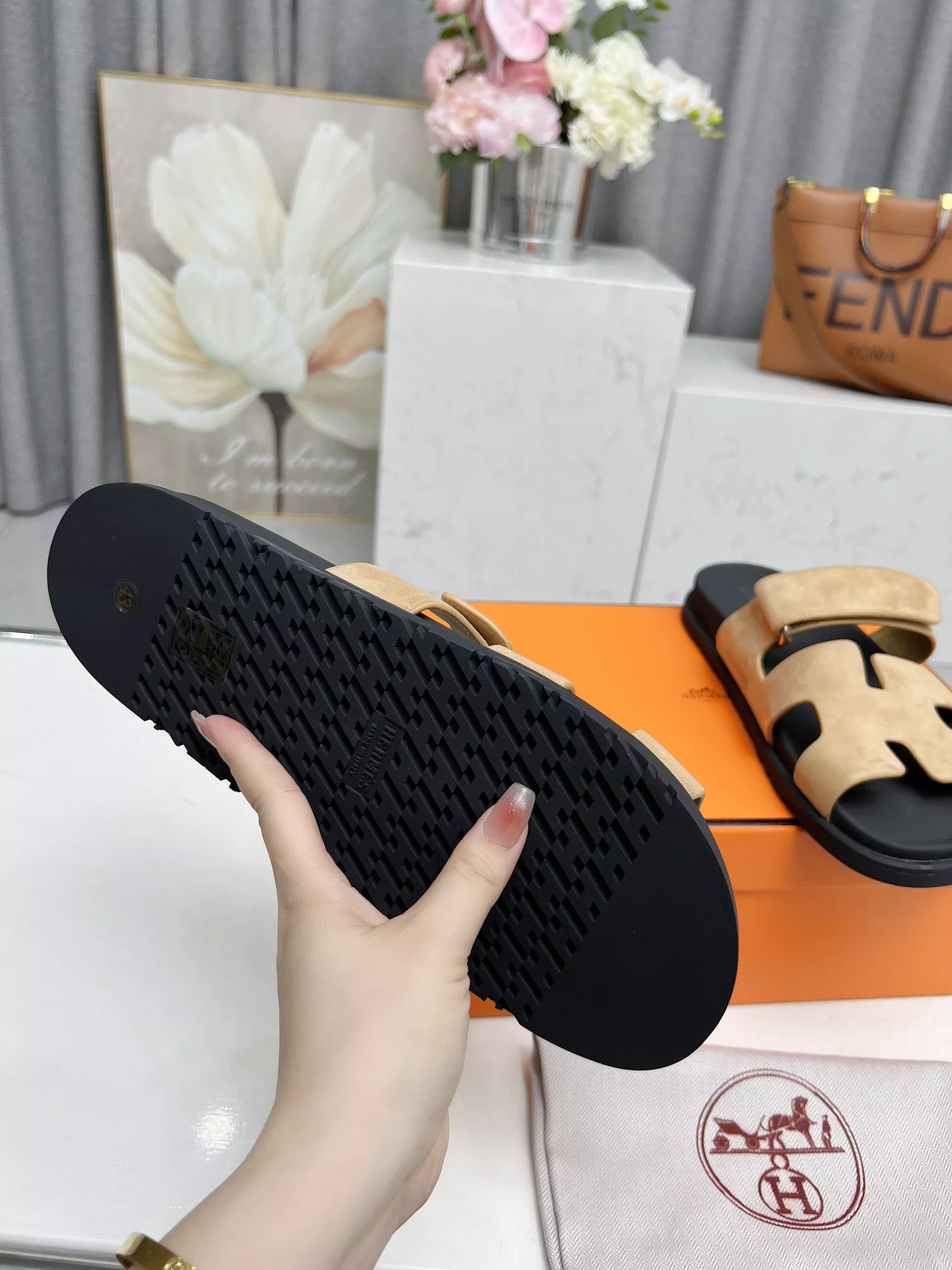 GoodFit 6126 Hermes Slippers For Men