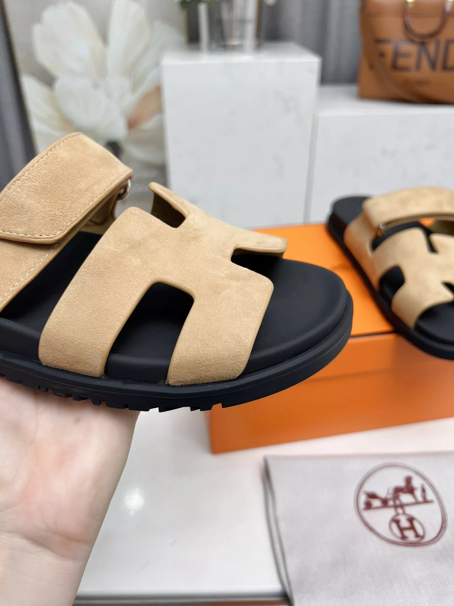 GoodFit 6126 Hermes Slippers For Men