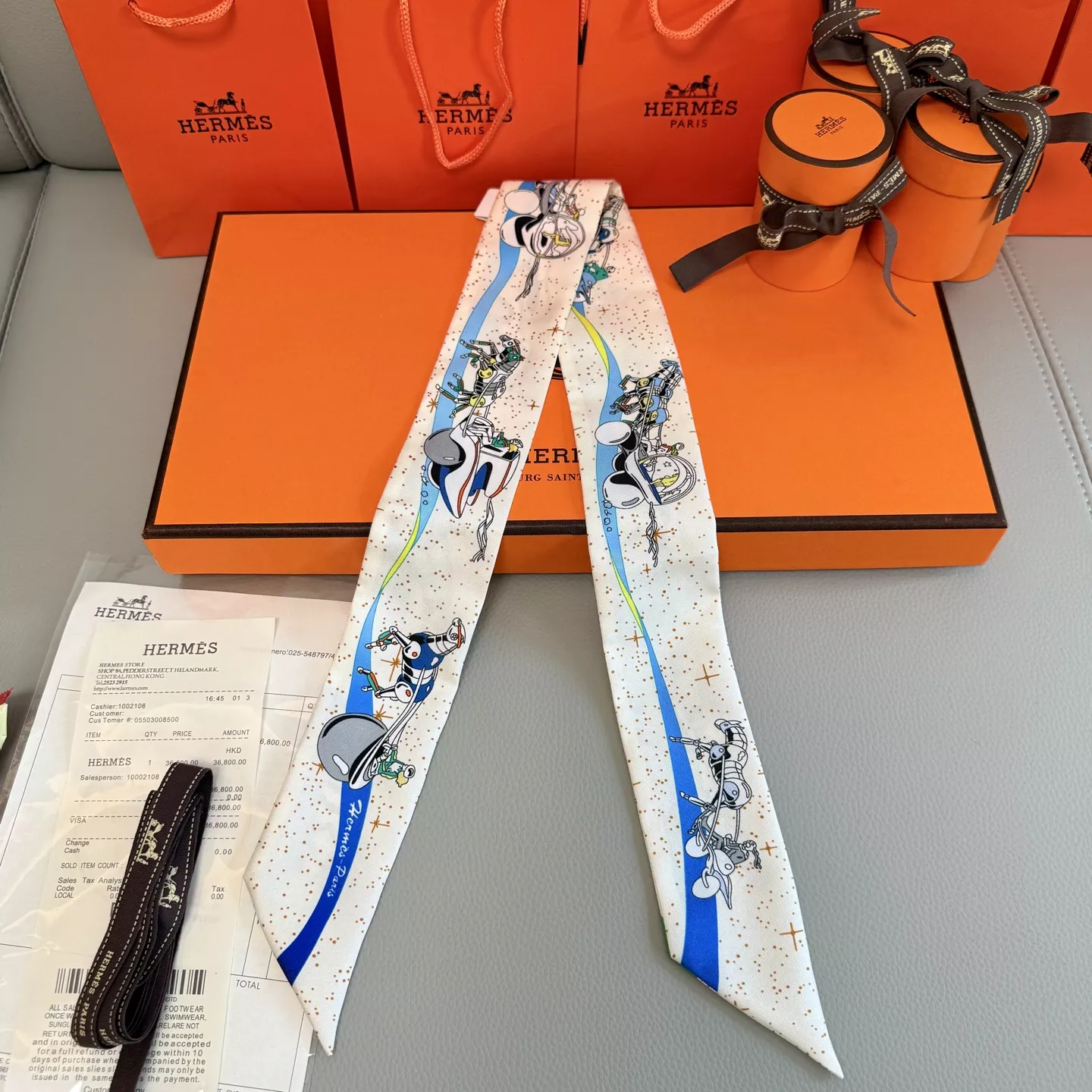 GoodFit 6159 Hermes Silk Scarf