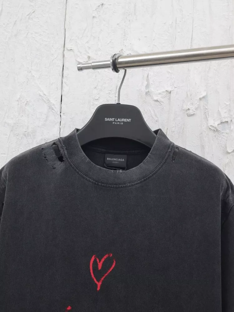 GoodFit 6906 Balenciaga T-Shirts Short Sleeved For Unisex