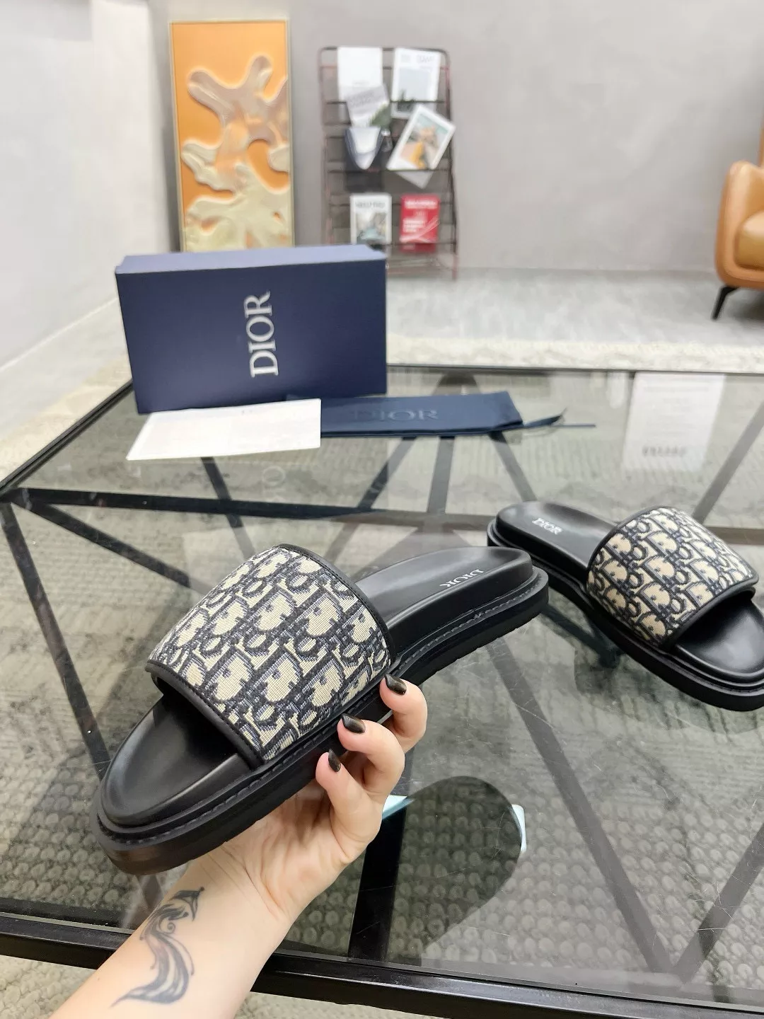 GoodFit 694 Christian Dior Slippers For Men