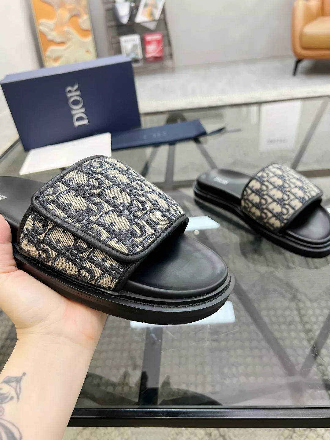 GoodFit 694 Christian Dior Slippers For Men