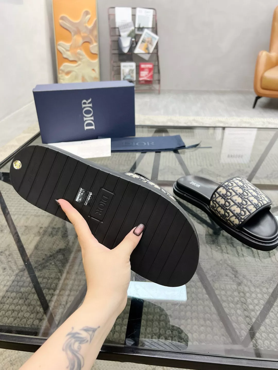 GoodFit 694 Christian Dior Slippers For Men