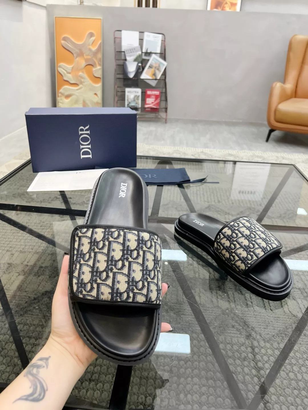 GoodFit 694 Christian Dior Slippers For Men