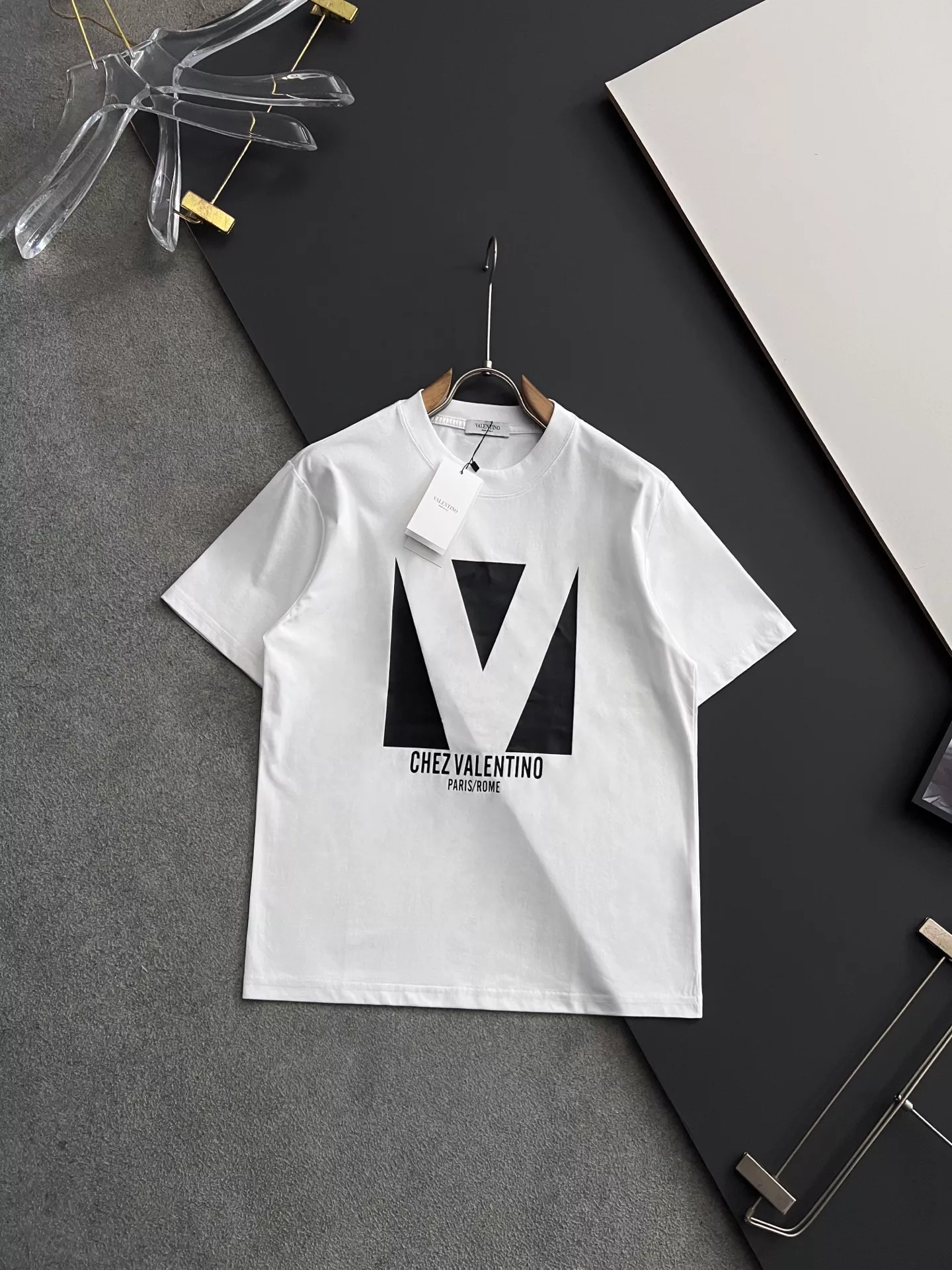 GoodFit 7436 Valentino T-Shirts Short Sleeved For Unisex
