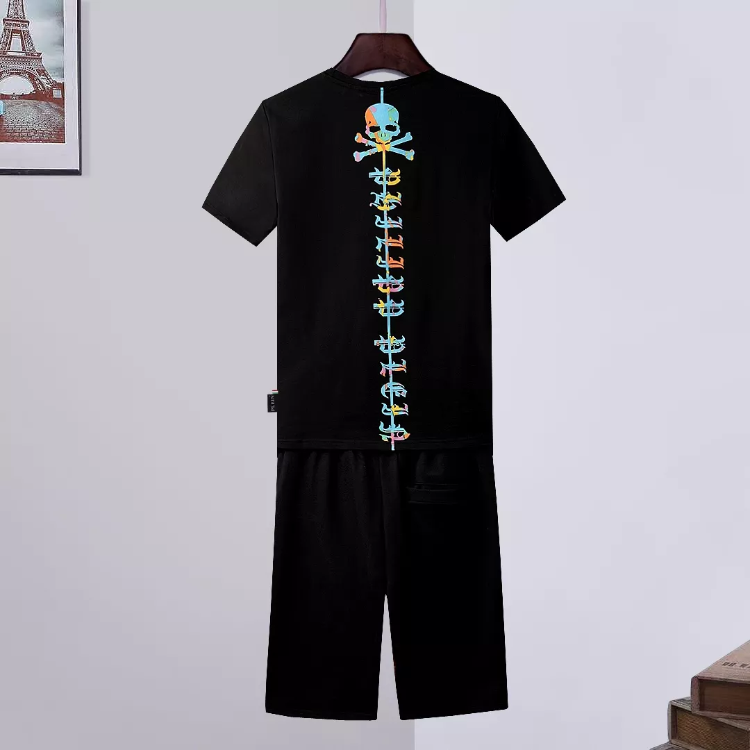 GoodFit 813 Philipp Plein PP Tracksuits Short Sleeved For Men