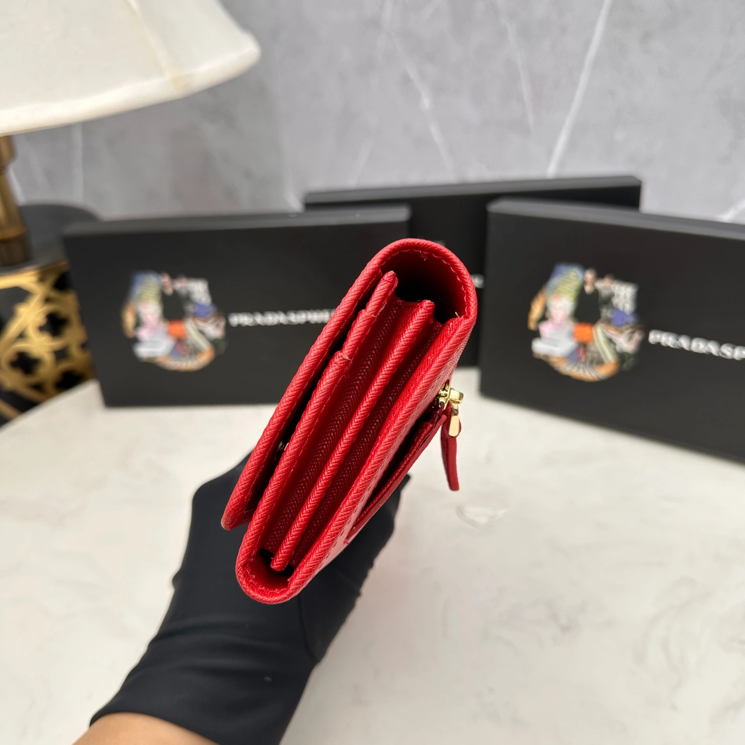 GoodFit 8167 Prada AAA Quality Wallets For Women