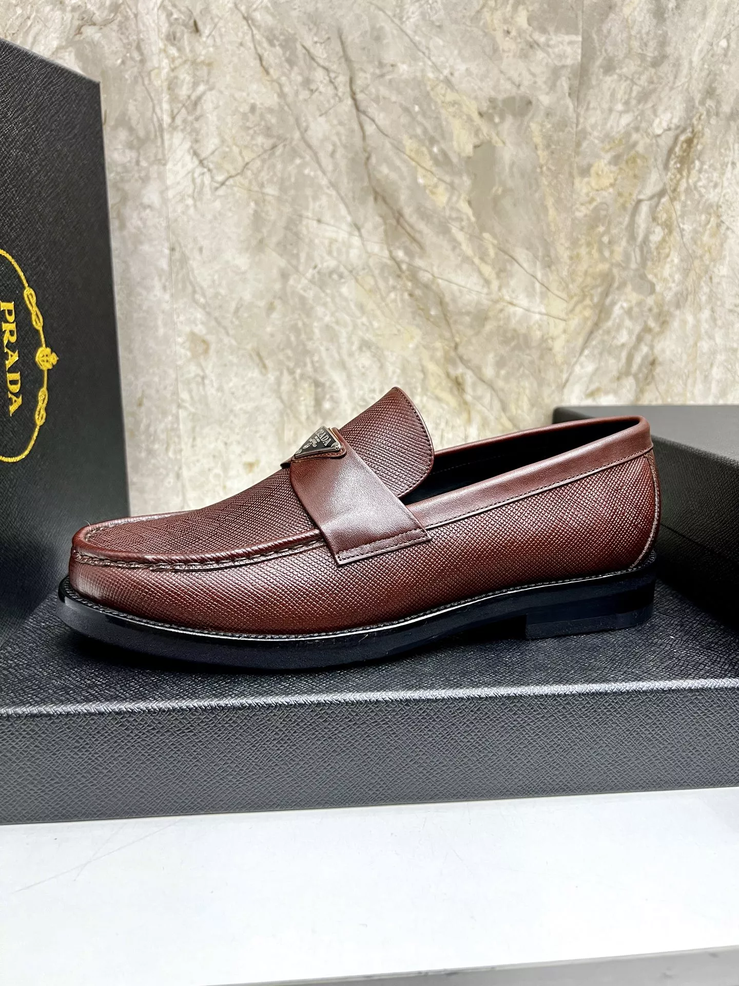 GoodFit 833 Prada Leather Shoes For Men