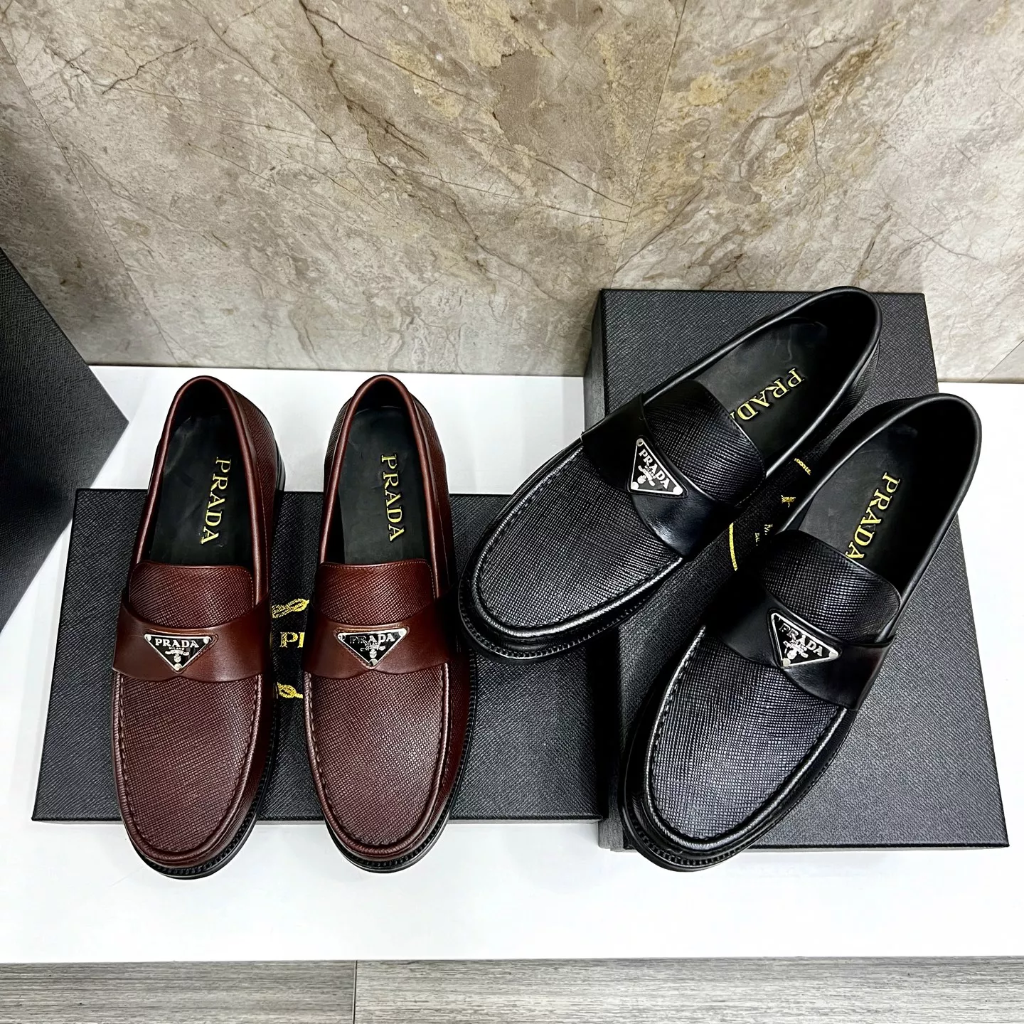 GoodFit 833 Prada Leather Shoes For Men