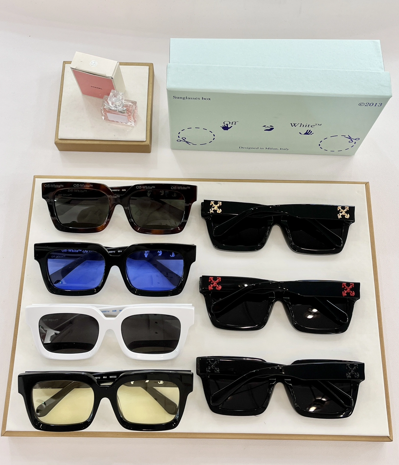 GoodFit 8854 Off-White AAA Quality Sunglasses