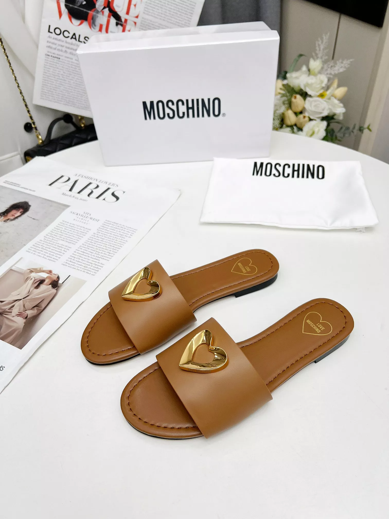 GoodFit 8970 Moschino Slippers For Women