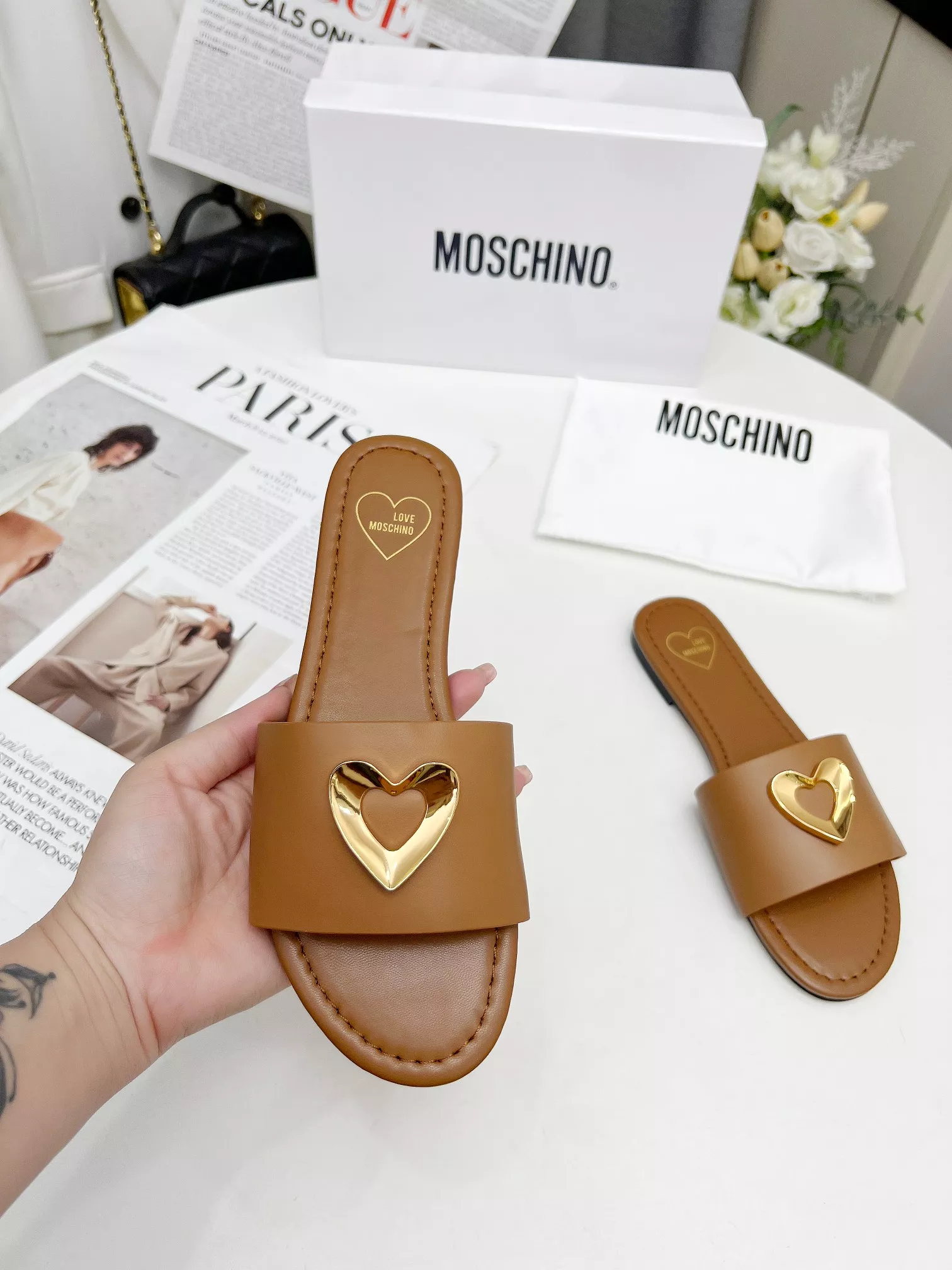 GoodFit 8970 Moschino Slippers For Women