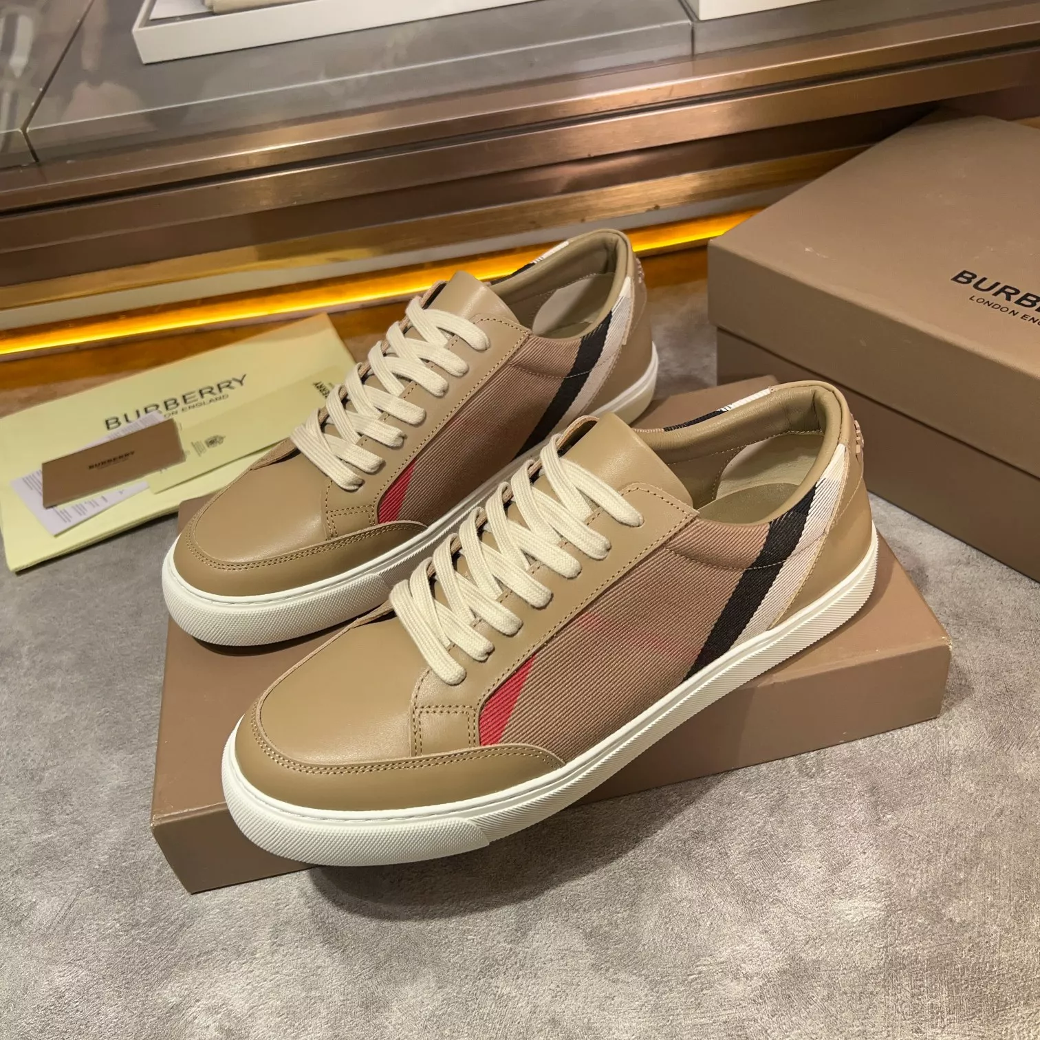 GoodFit 9021 Burberry Casual Shoes For Men