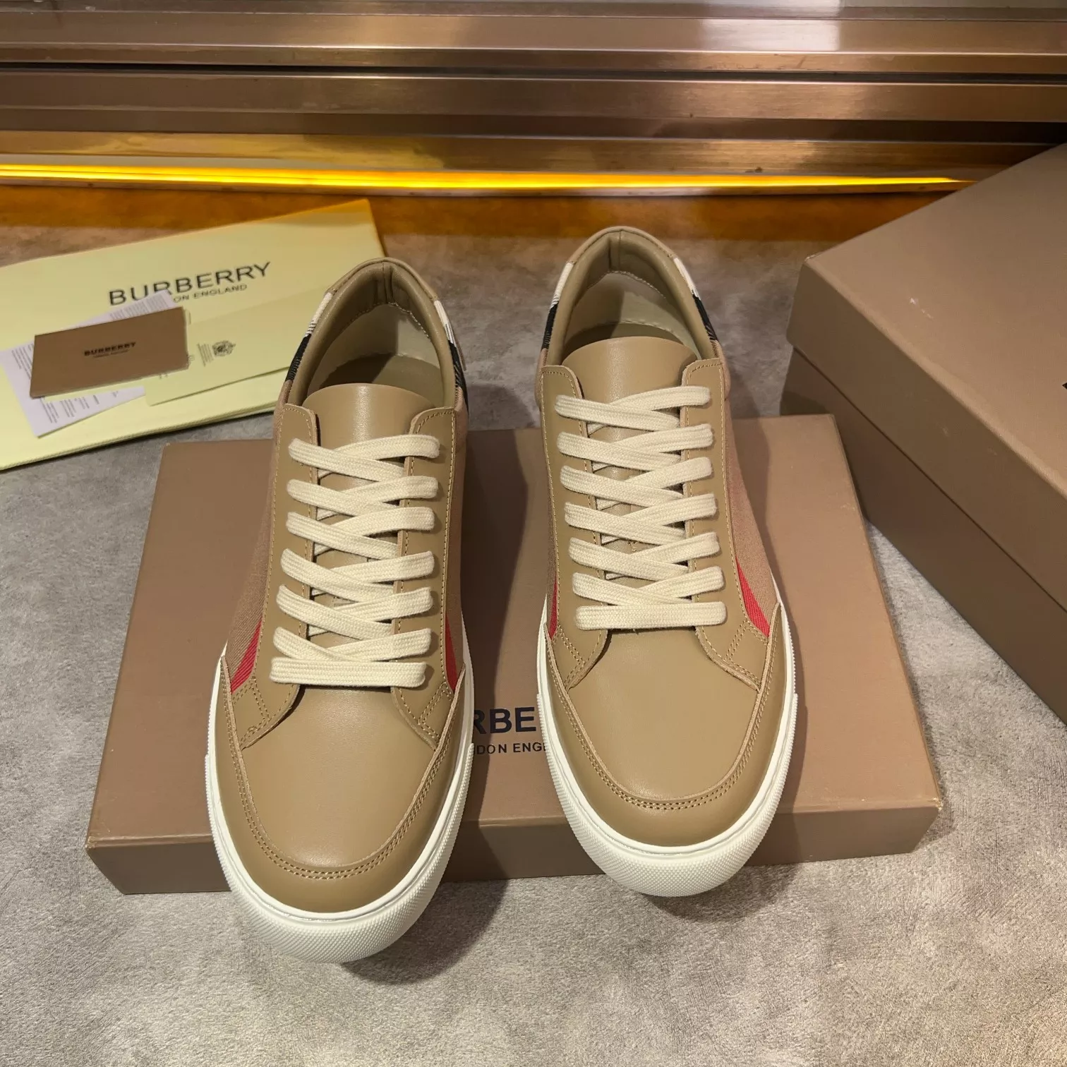 GoodFit 9021 Burberry Casual Shoes For Men