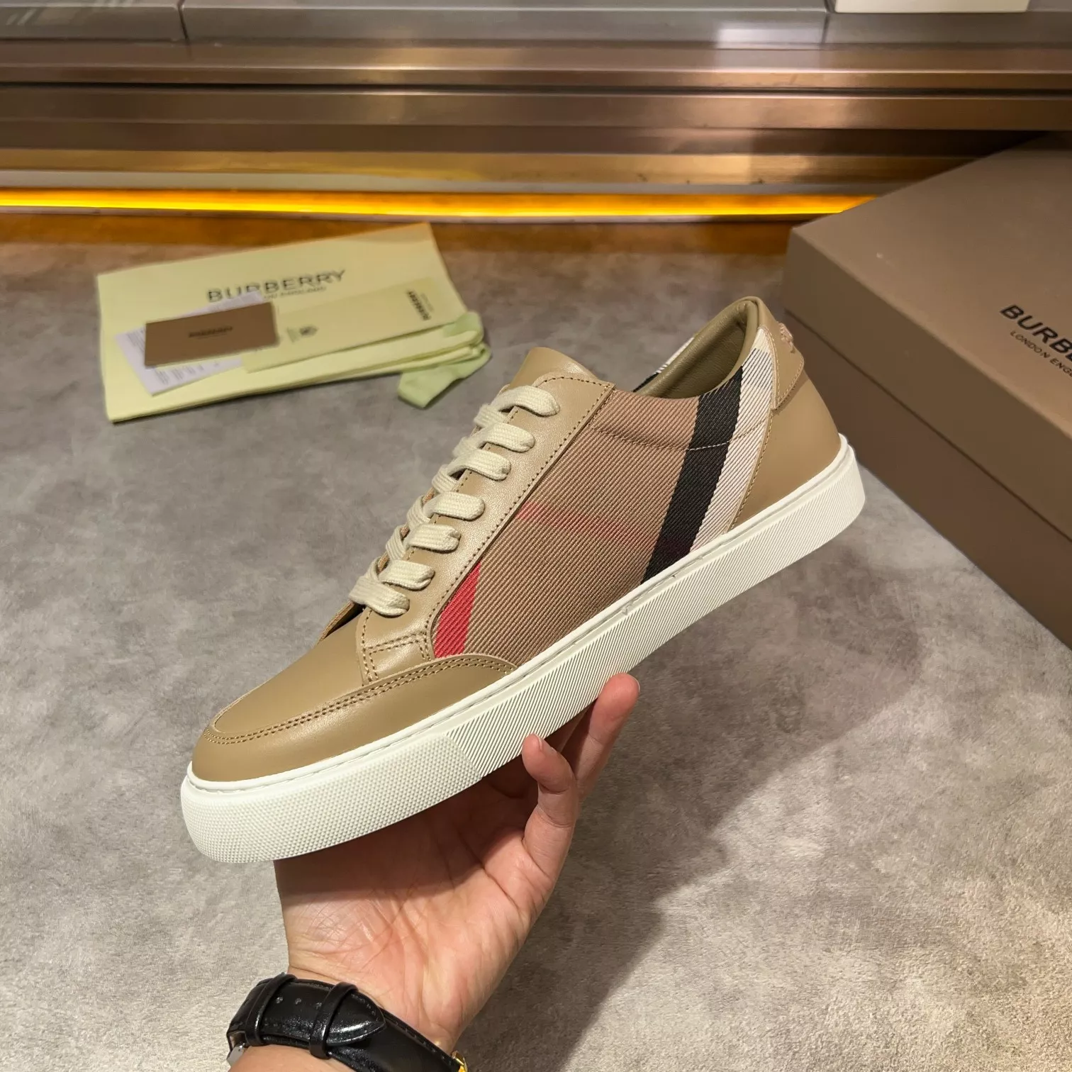 GoodFit 9021 Burberry Casual Shoes For Men
