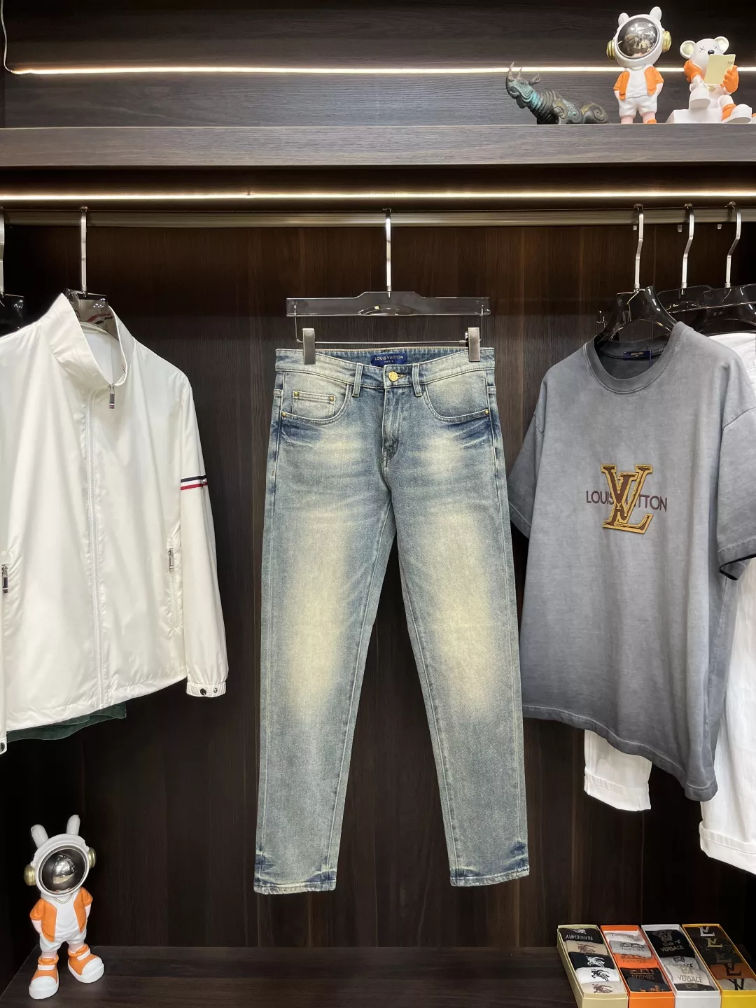 GoodFit 9031 Louis Vuitton LV Jeans For Men