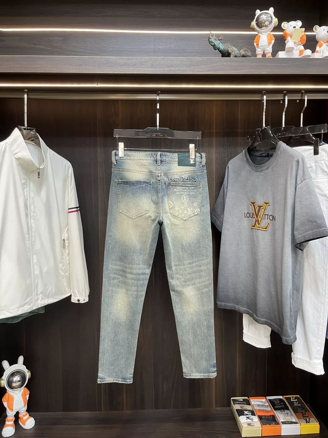 GoodFit 9031 Louis Vuitton LV Jeans For Men