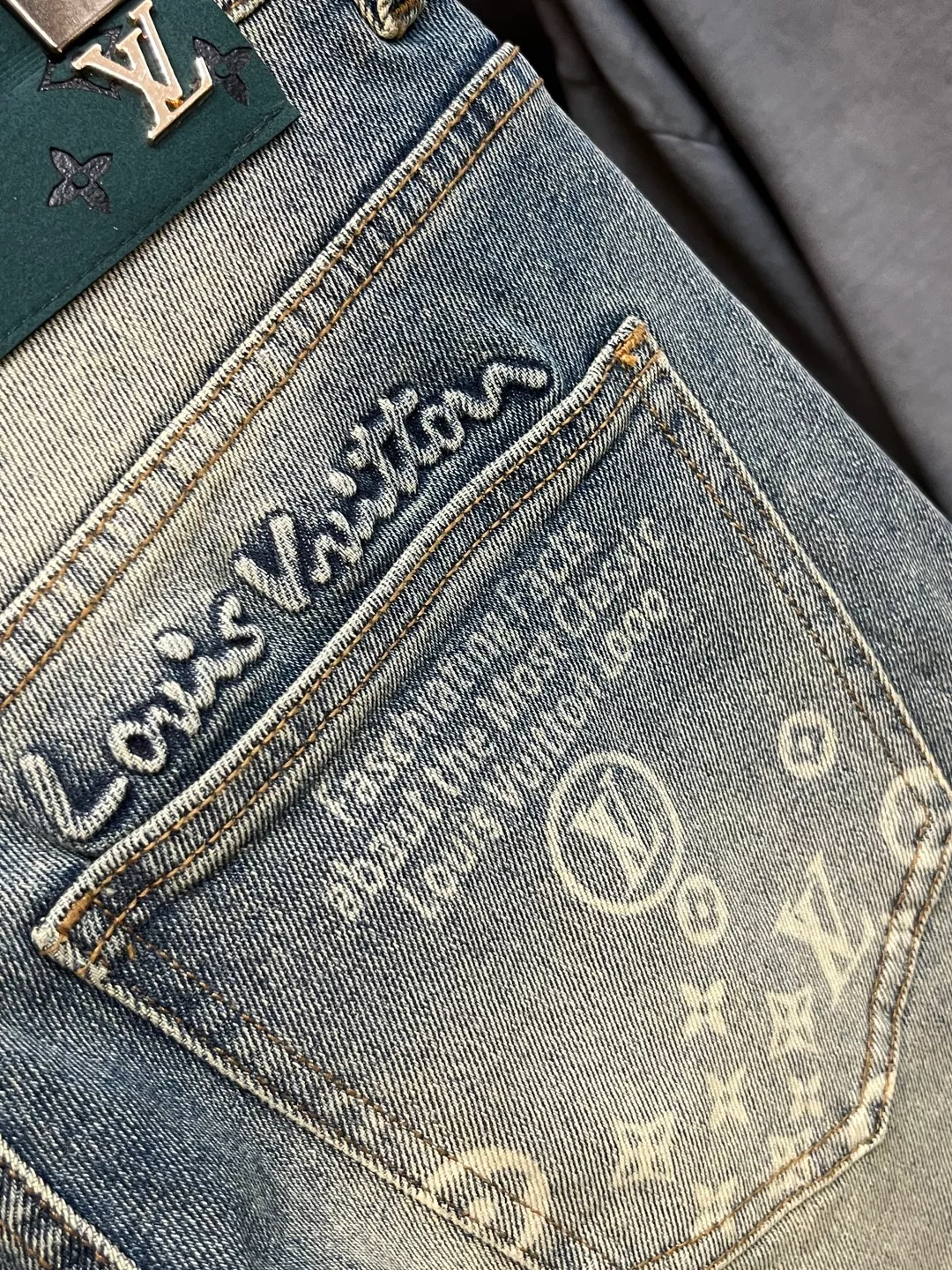 GoodFit 9031 Louis Vuitton LV Jeans For Men