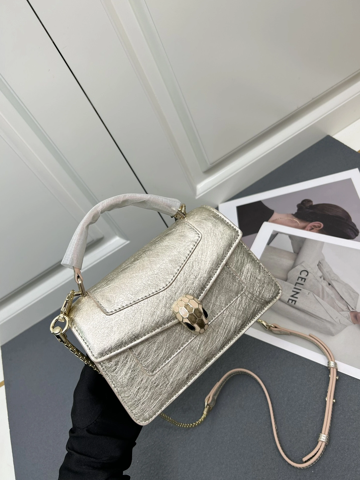 GoodFit 9201 Bvlgari AAA Quality Messenger Bags For Women