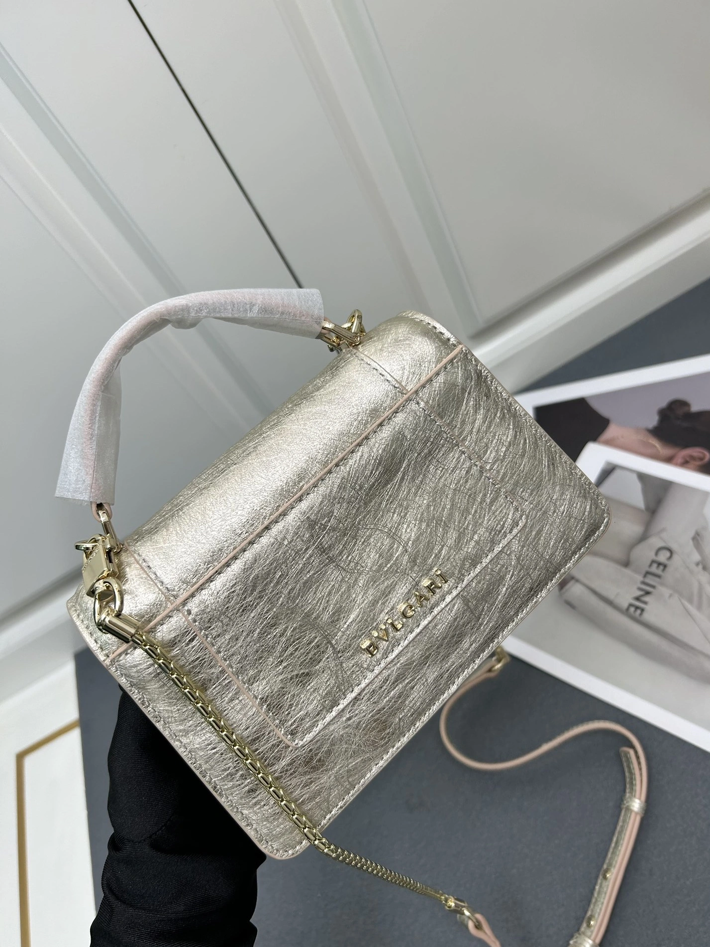GoodFit 9201 Bvlgari AAA Quality Messenger Bags For Women