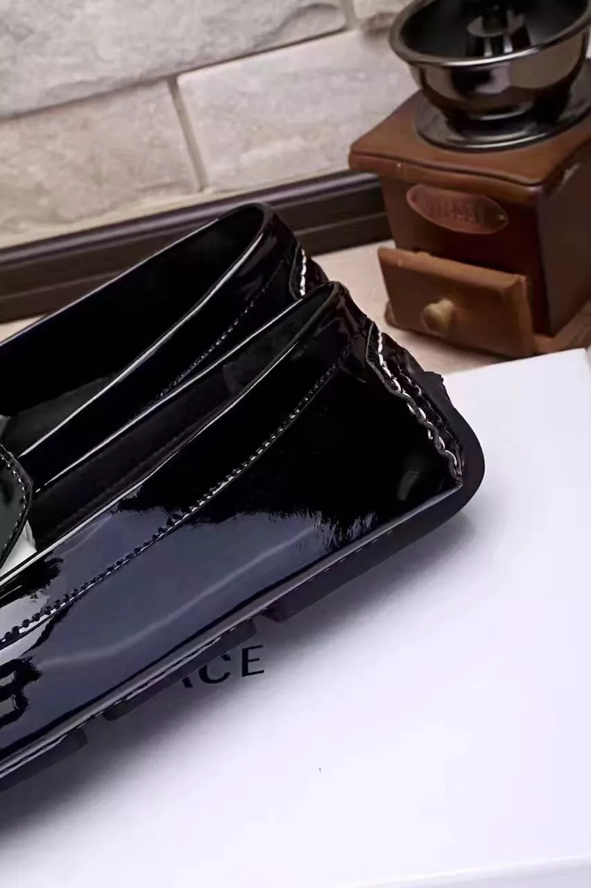 GoodFit 9581 Versace Leather Shoes For Men