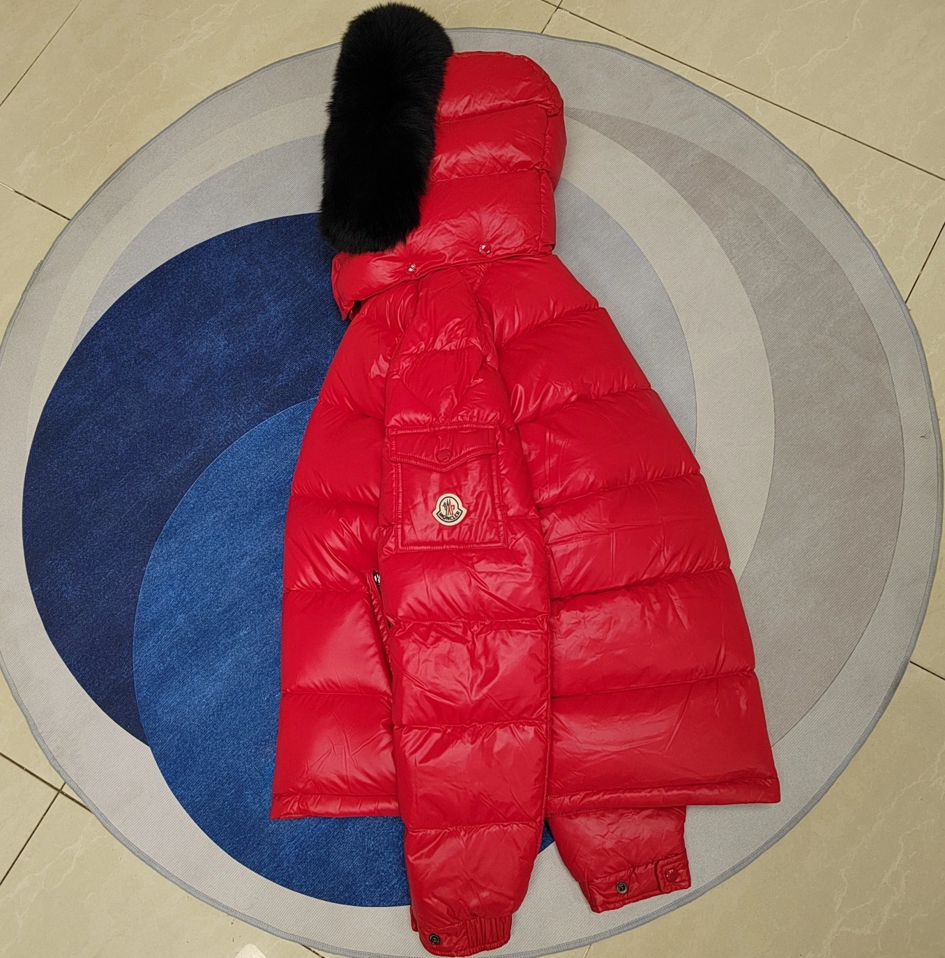 GoodFit 9749 Moncler Down Feather Coat Long Sleeved For Men