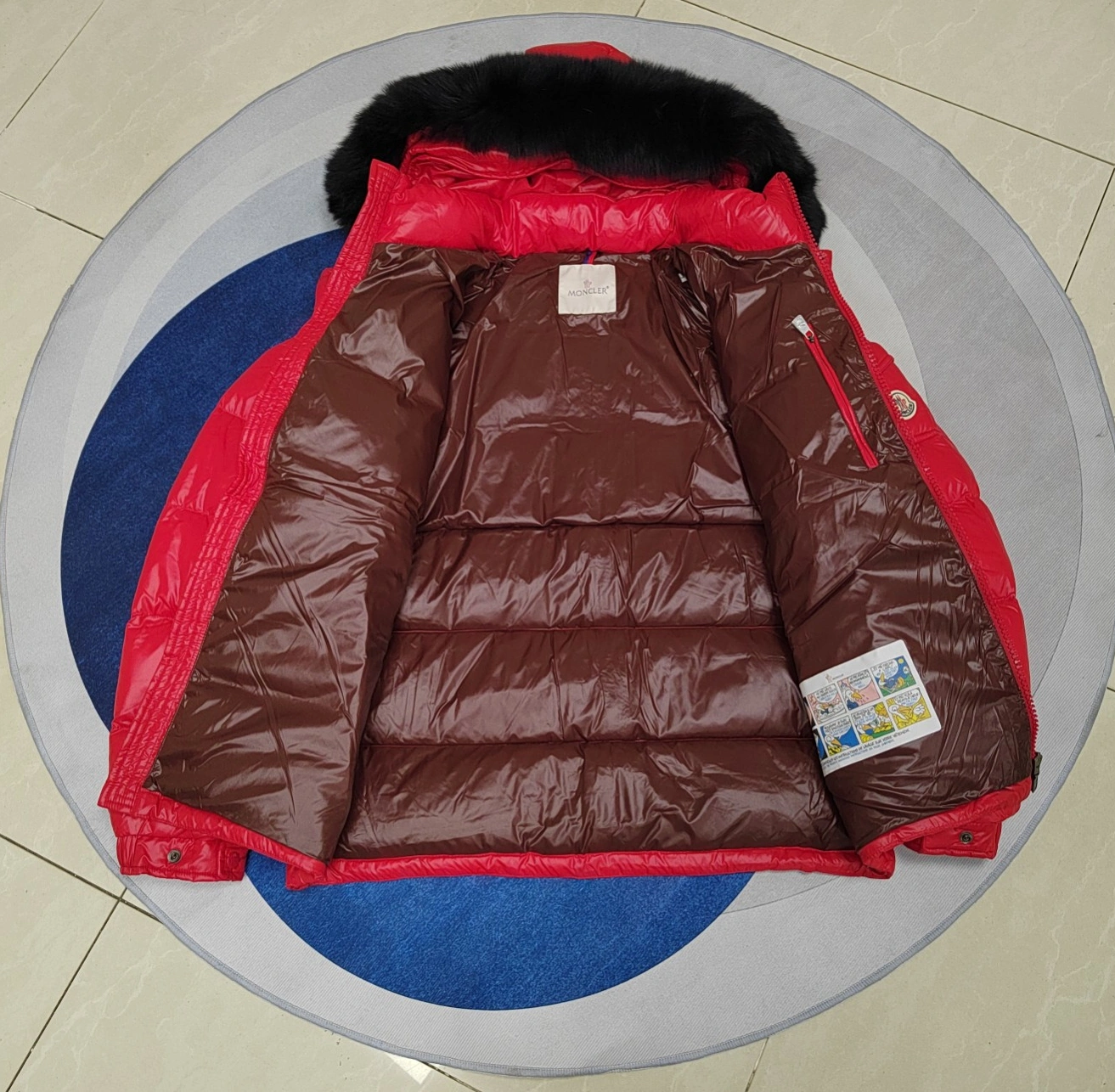 GoodFit 9749 Moncler Down Feather Coat Long Sleeved For Men
