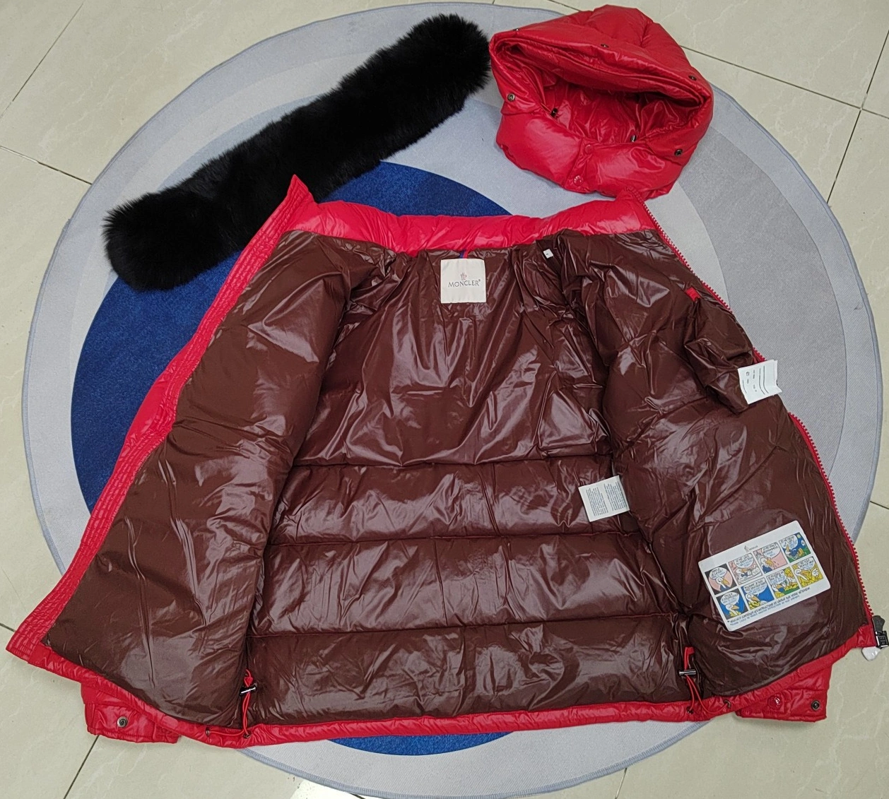 GoodFit 9749 Moncler Down Feather Coat Long Sleeved For Men