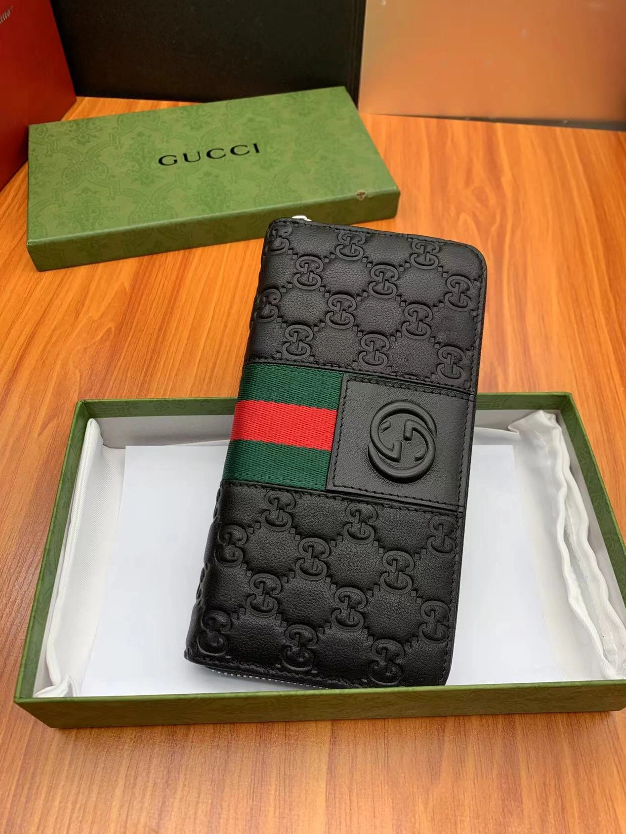 Gucci AAA Man Wallets Durable 4648