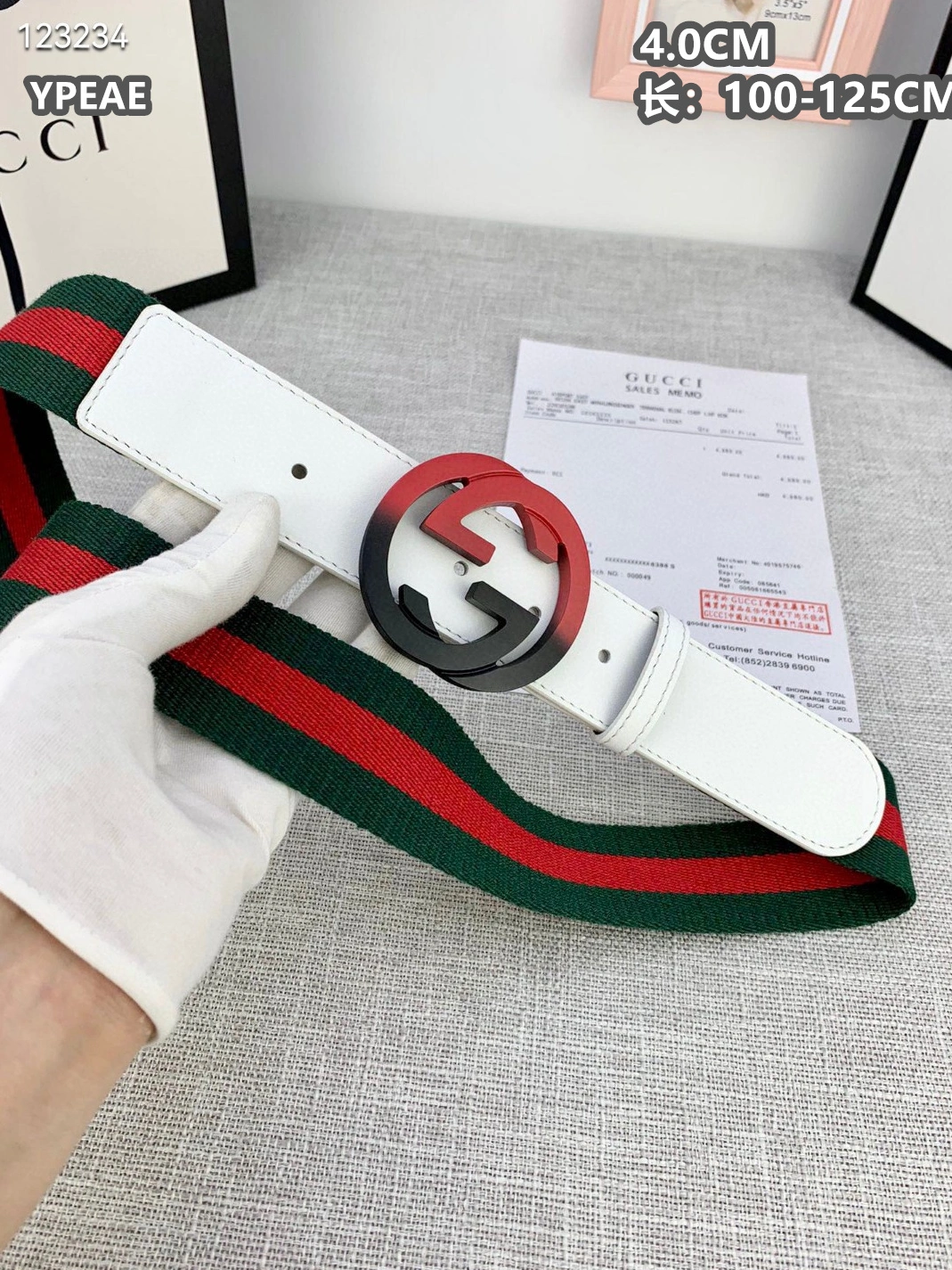 Gucci AAA Quality Belts For Men AllSeason 7409