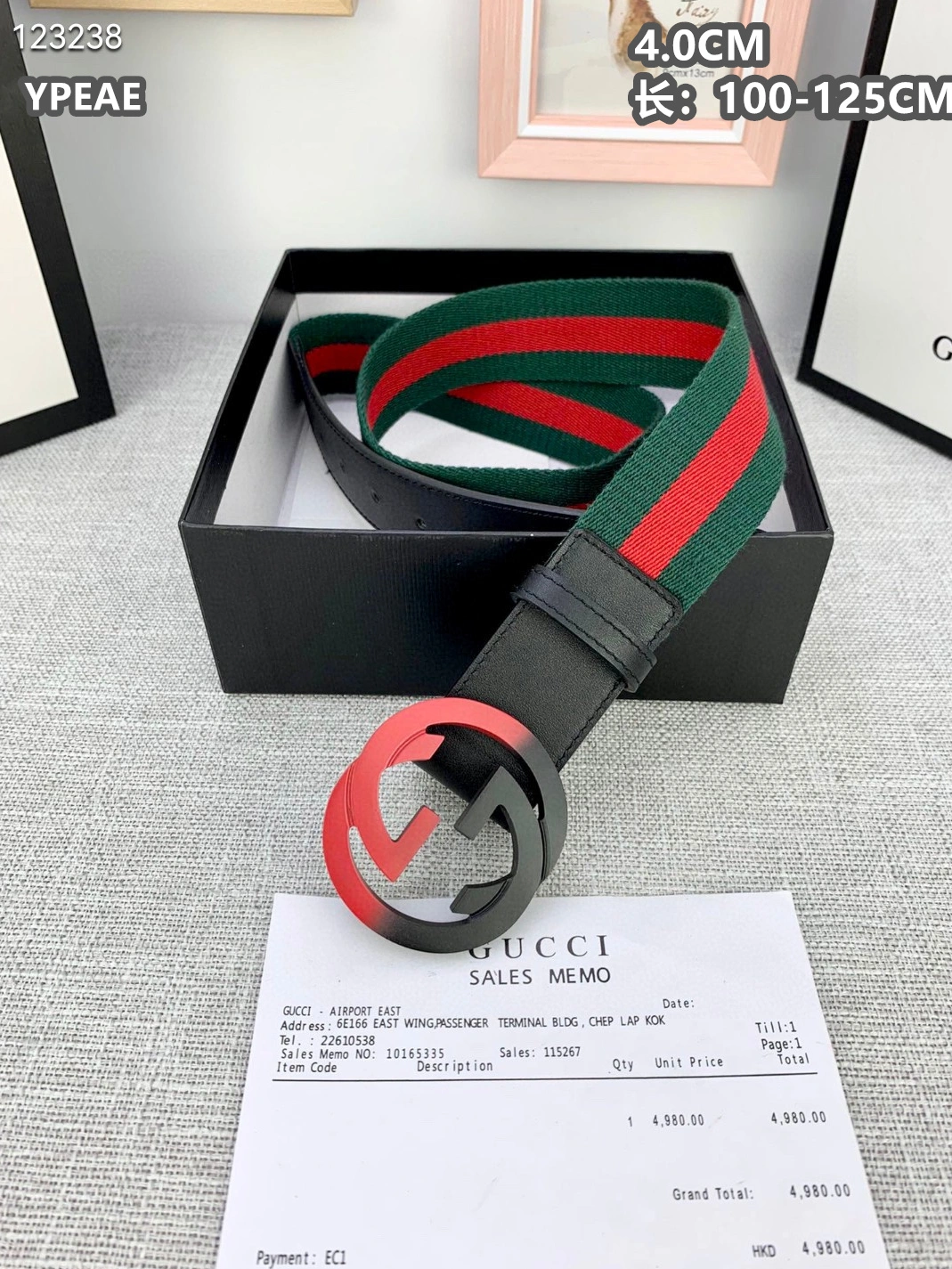 Gucci AAA Quality Belts For Men Durable 936