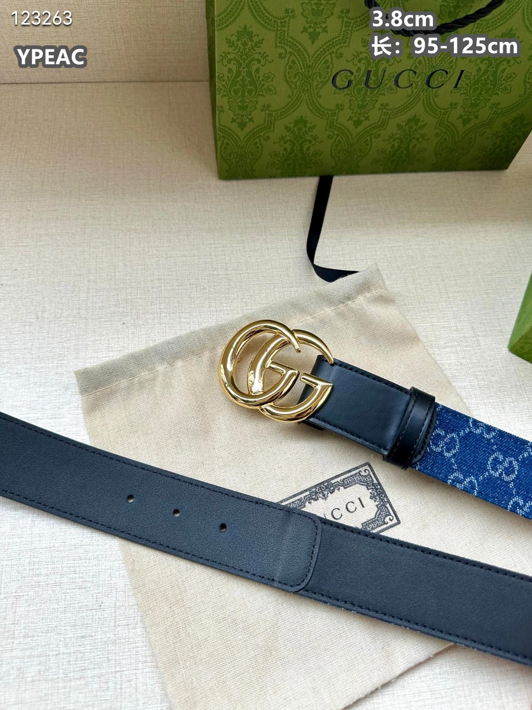 Gucci AAA Quality Belts For Men Elegant 6025
