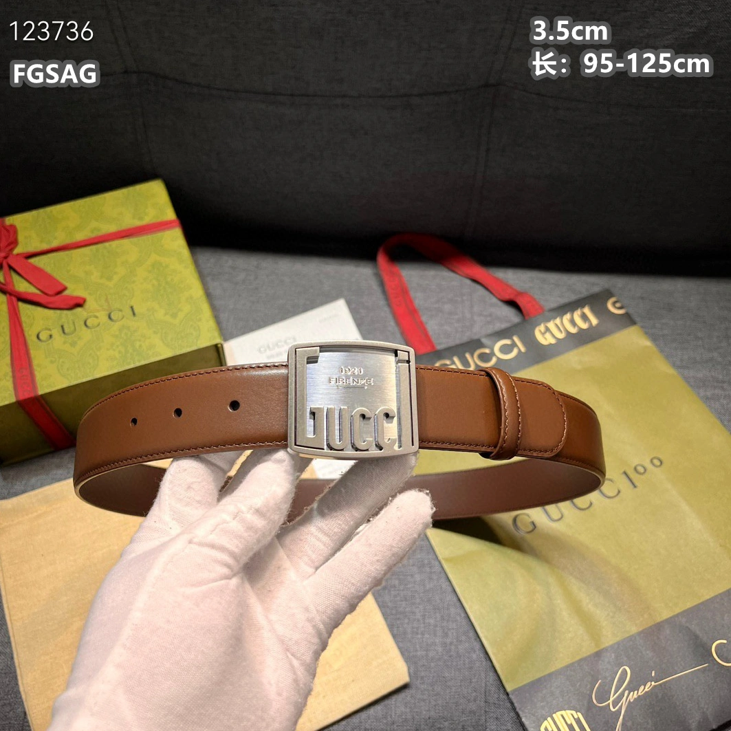 Gucci AAA Quality Belts For Men Minimalist 4828