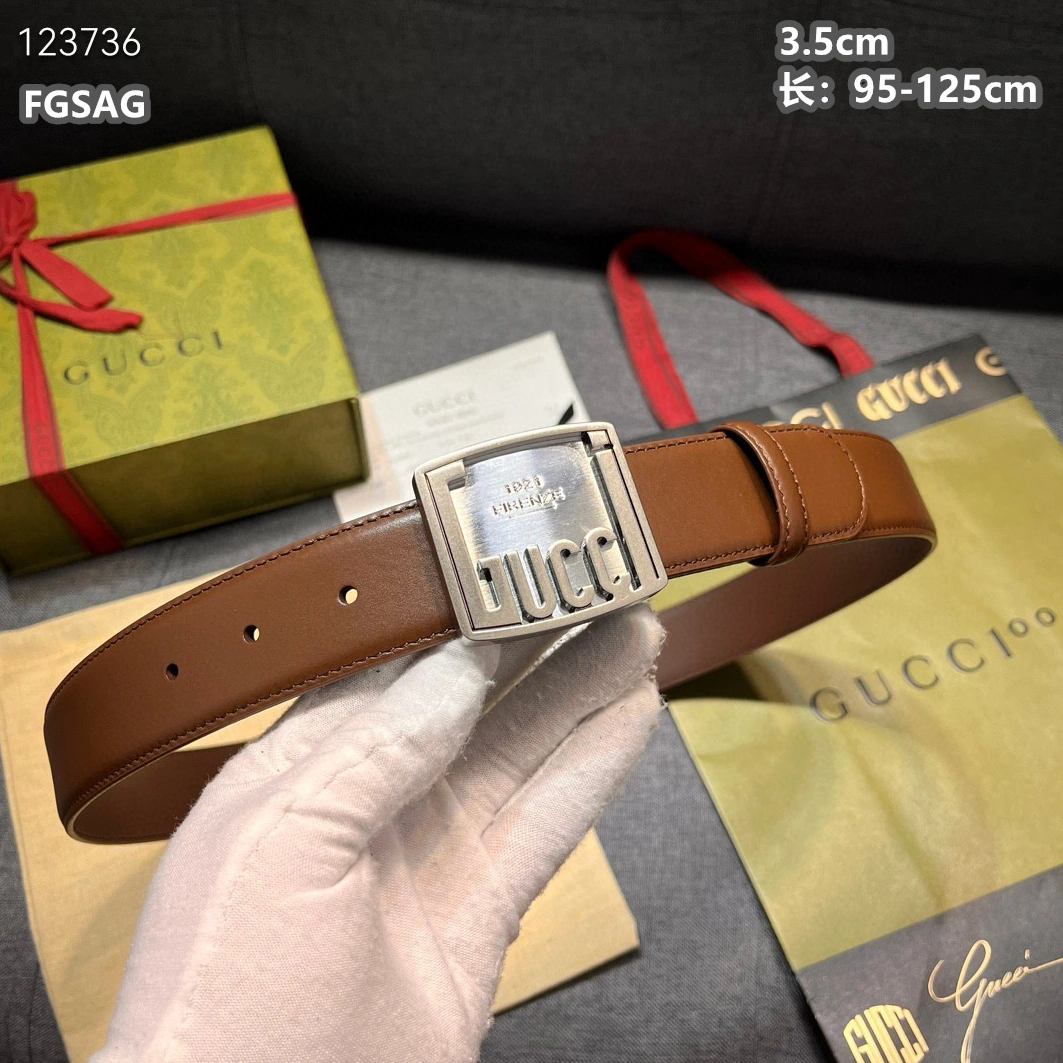 Gucci AAA Quality Belts For Men Minimalist 4828