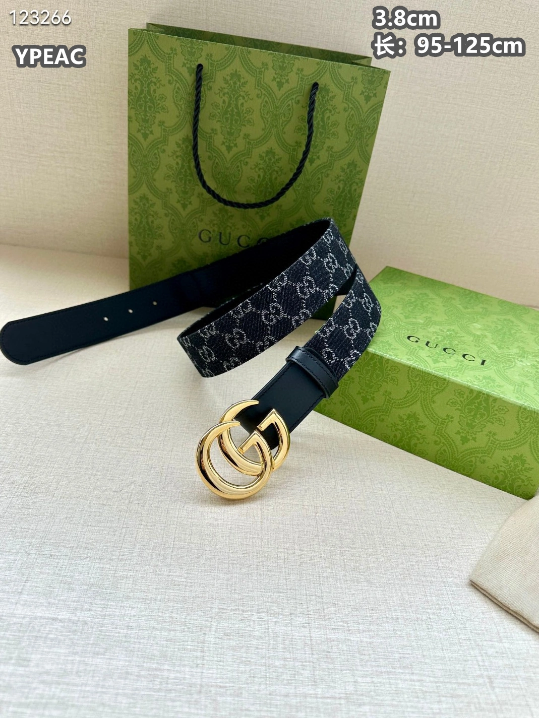 Gucci AAA Quality Belts For Men Versatile 3210