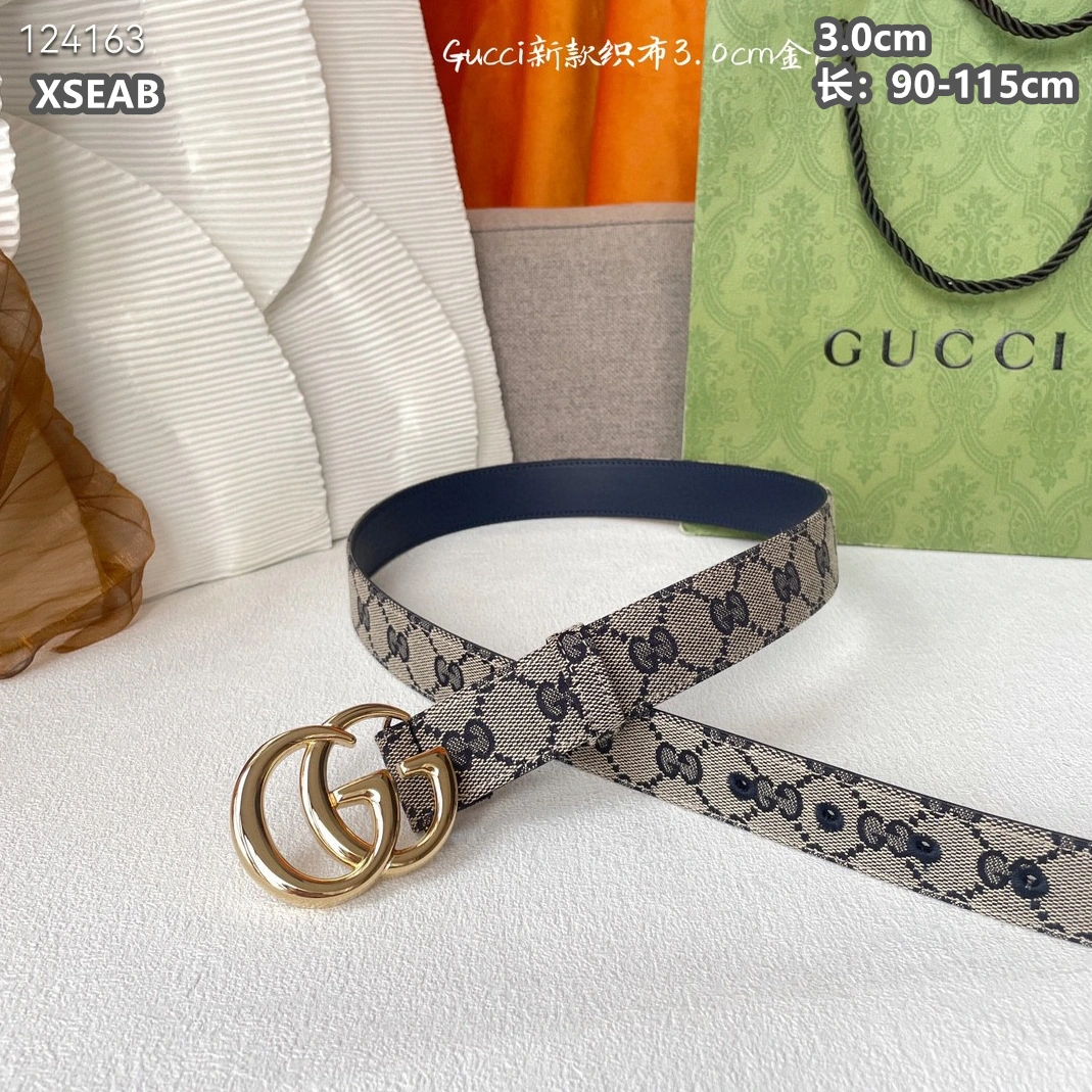 Gucci AAA Quality Belts For Women Breathable 6314