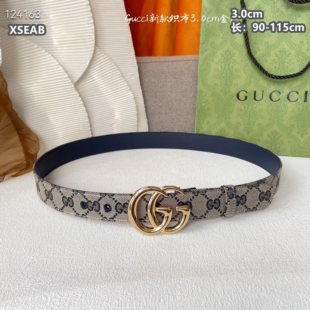 Gucci AAA Quality Belts For Women Breathable 6314
