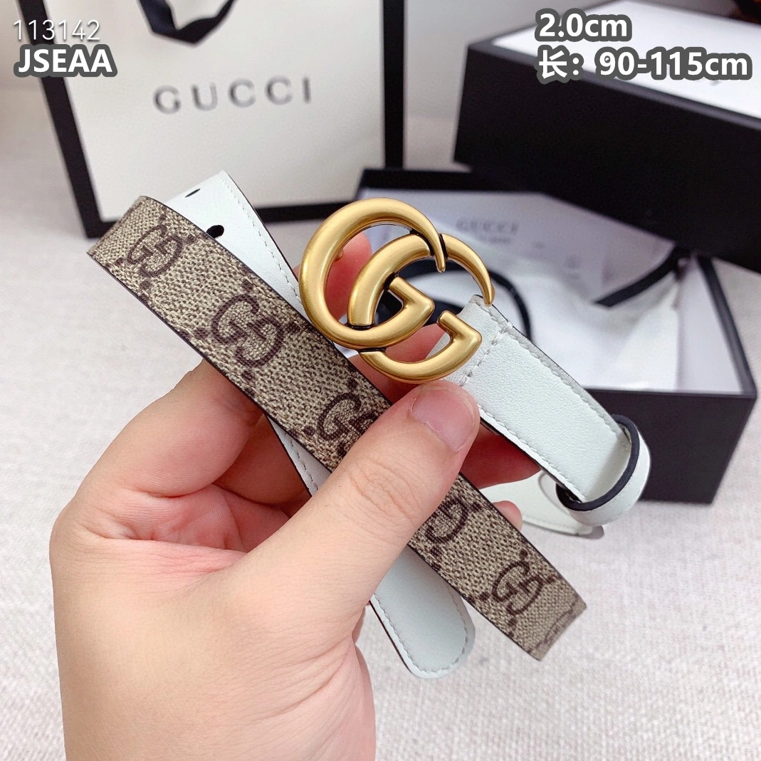 Gucci AAA Quality Belts For Women Flexible 6042