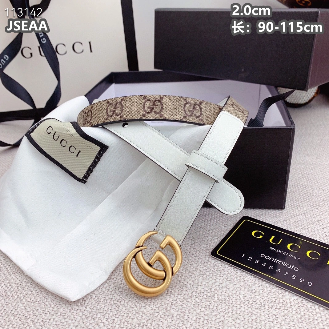 Gucci AAA Quality Belts For Women Flexible 6042