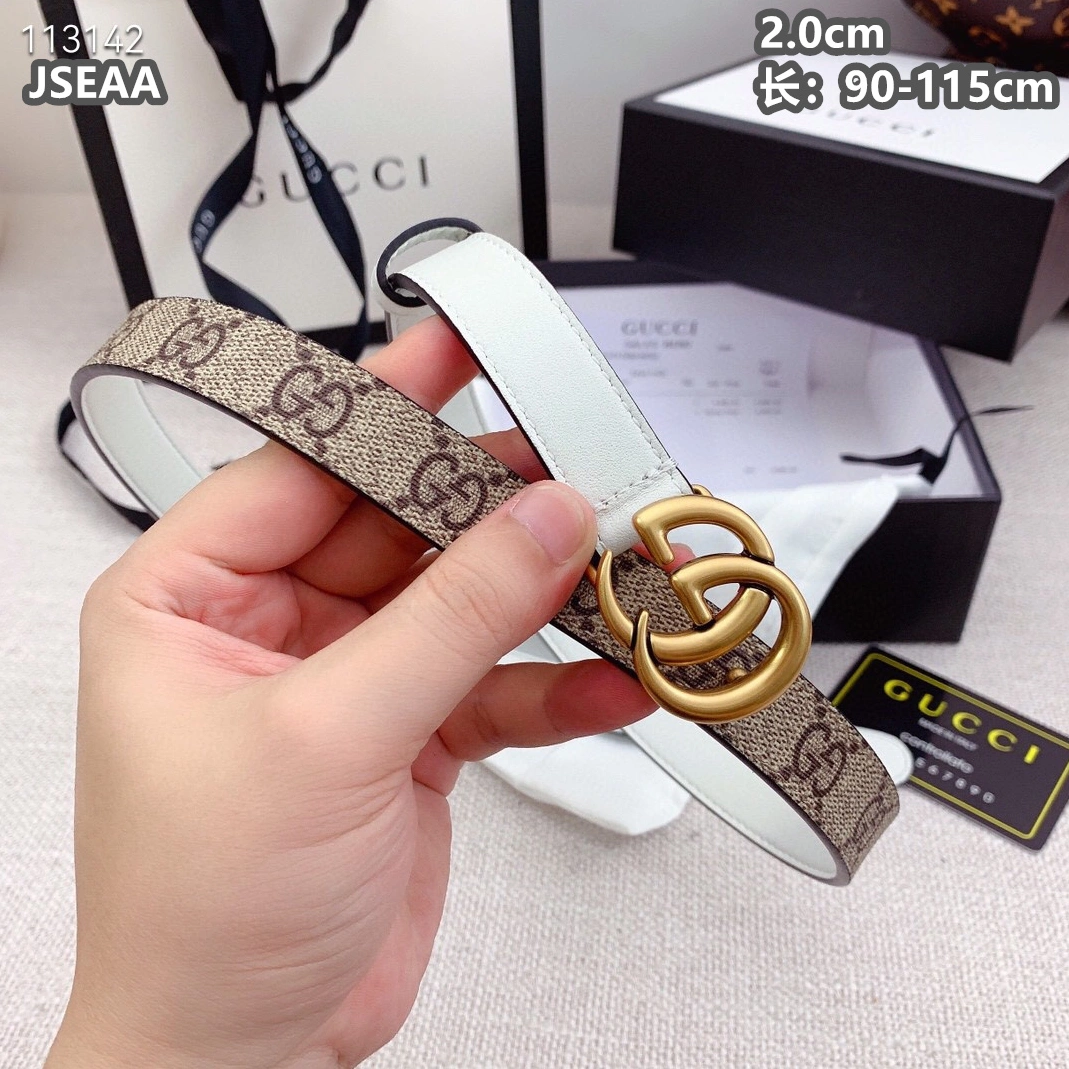 Gucci AAA Quality Belts For Women Flexible 6042