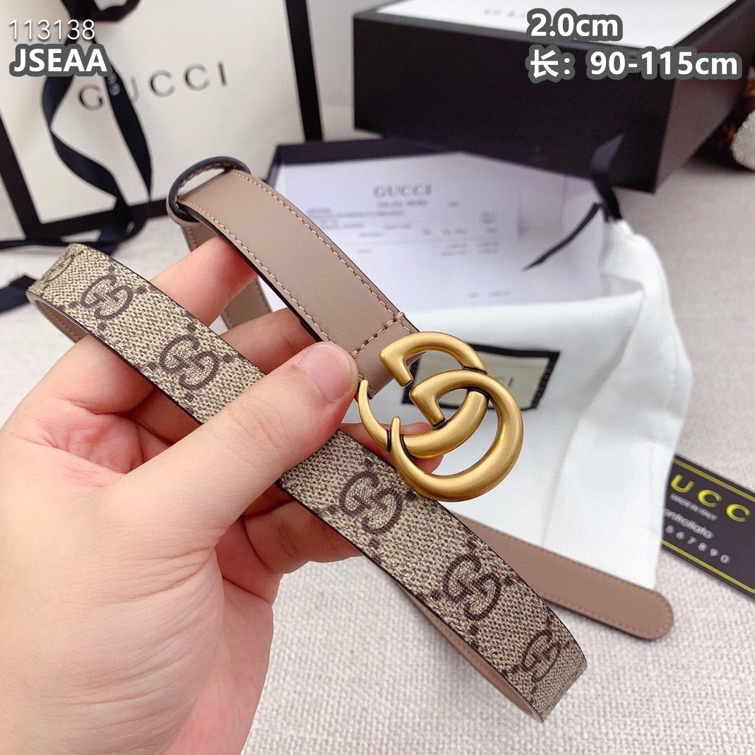 Gucci AAA Quality Belts For Women GoodFit 139