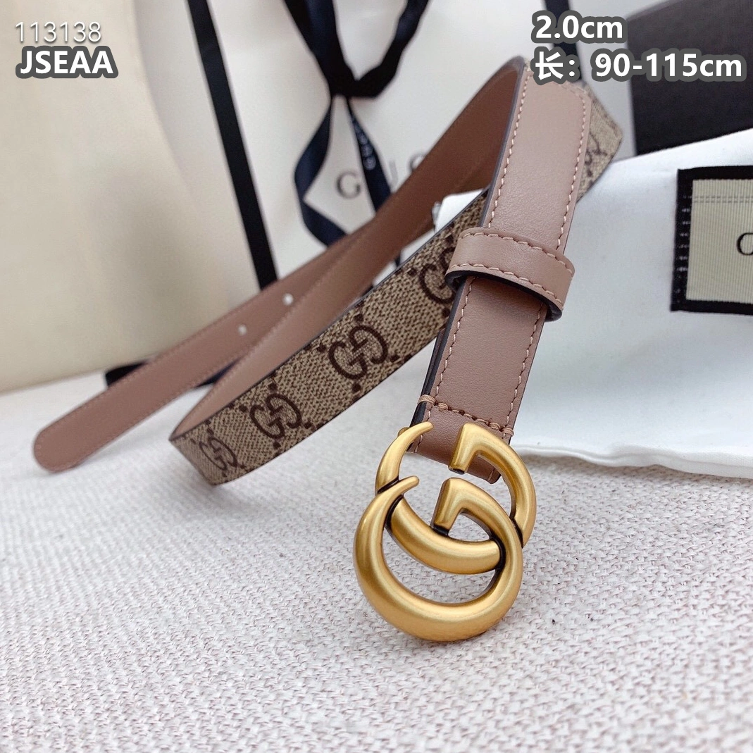 Gucci AAA Quality Belts For Women GoodFit 139