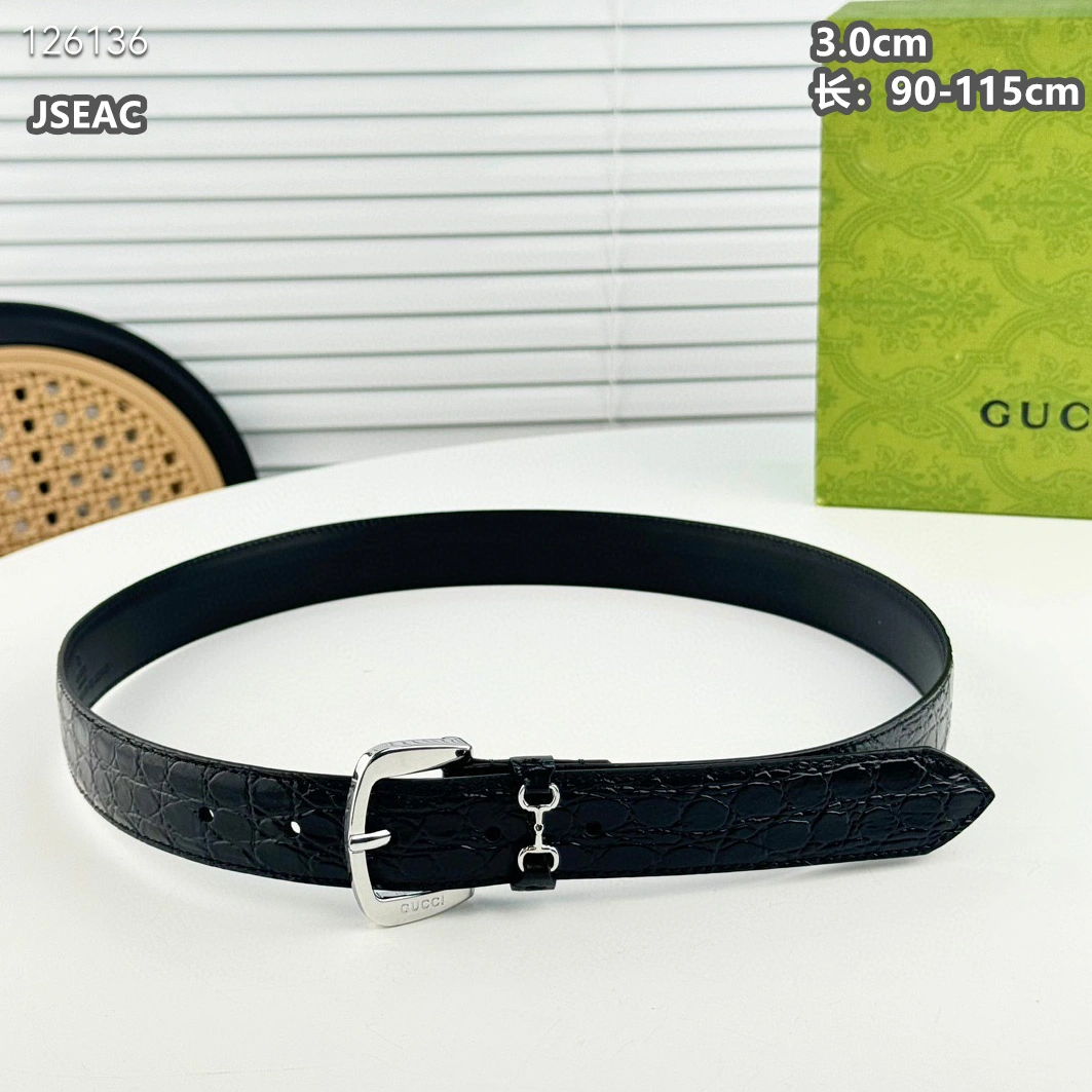Gucci AAA Quality Belts For Women Refined 7513
