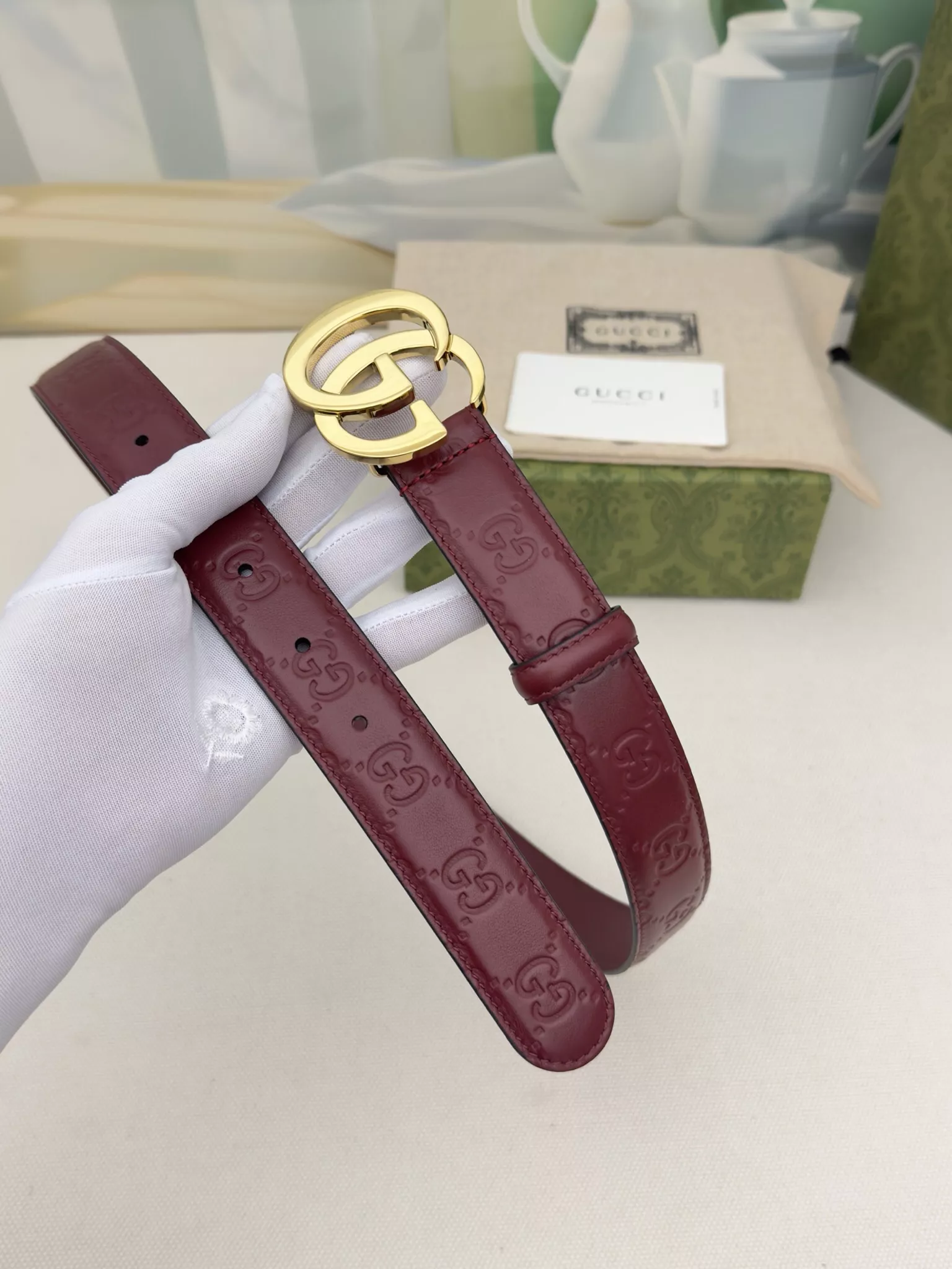 Gucci AAA Quality Belts In 3.0cm For Women Comfortable 4509
